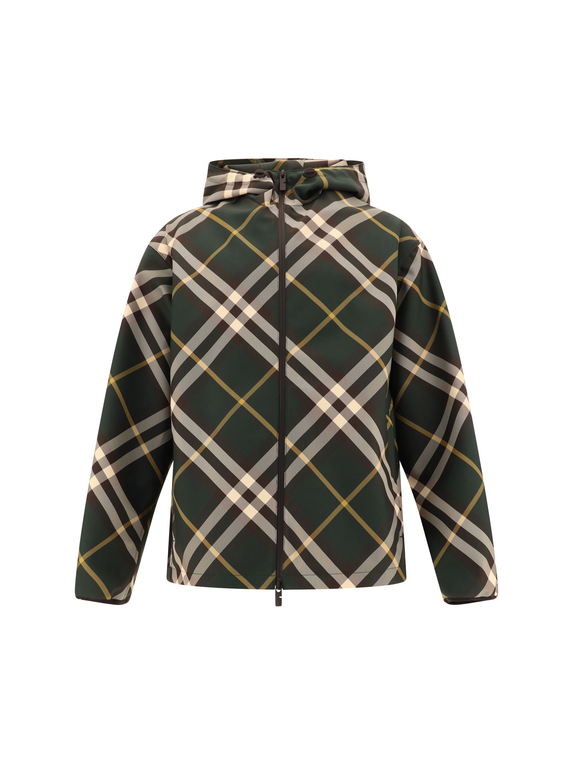 image of Burberry Sp24 Hooded Jacket, Men's (Size 2XL)