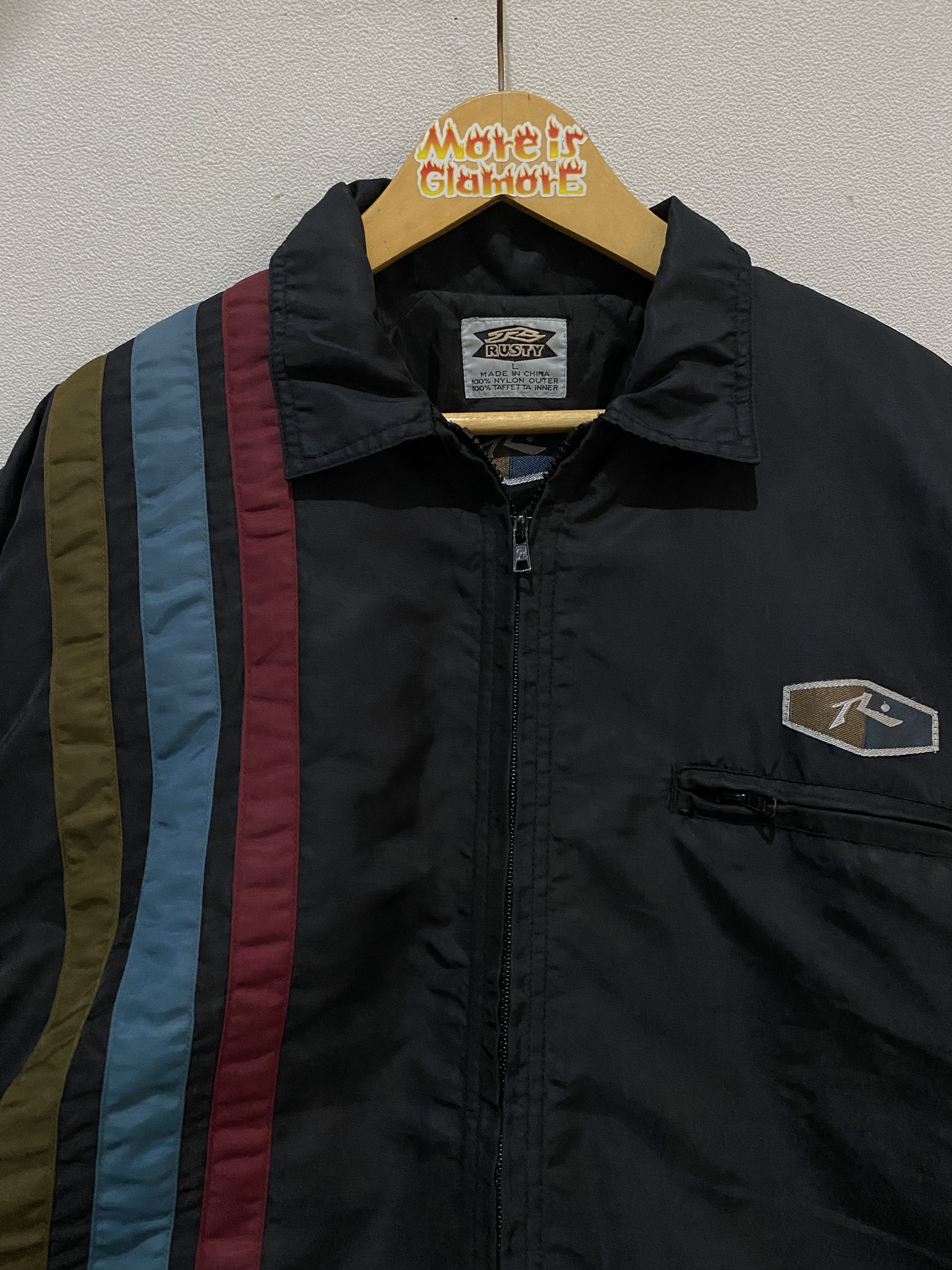 Rusty Vintage Rusty Surf Motorcycle Nylon Jackets Like Vanson Size US L / EU 52-54 / 3 - 8 Thumbnail