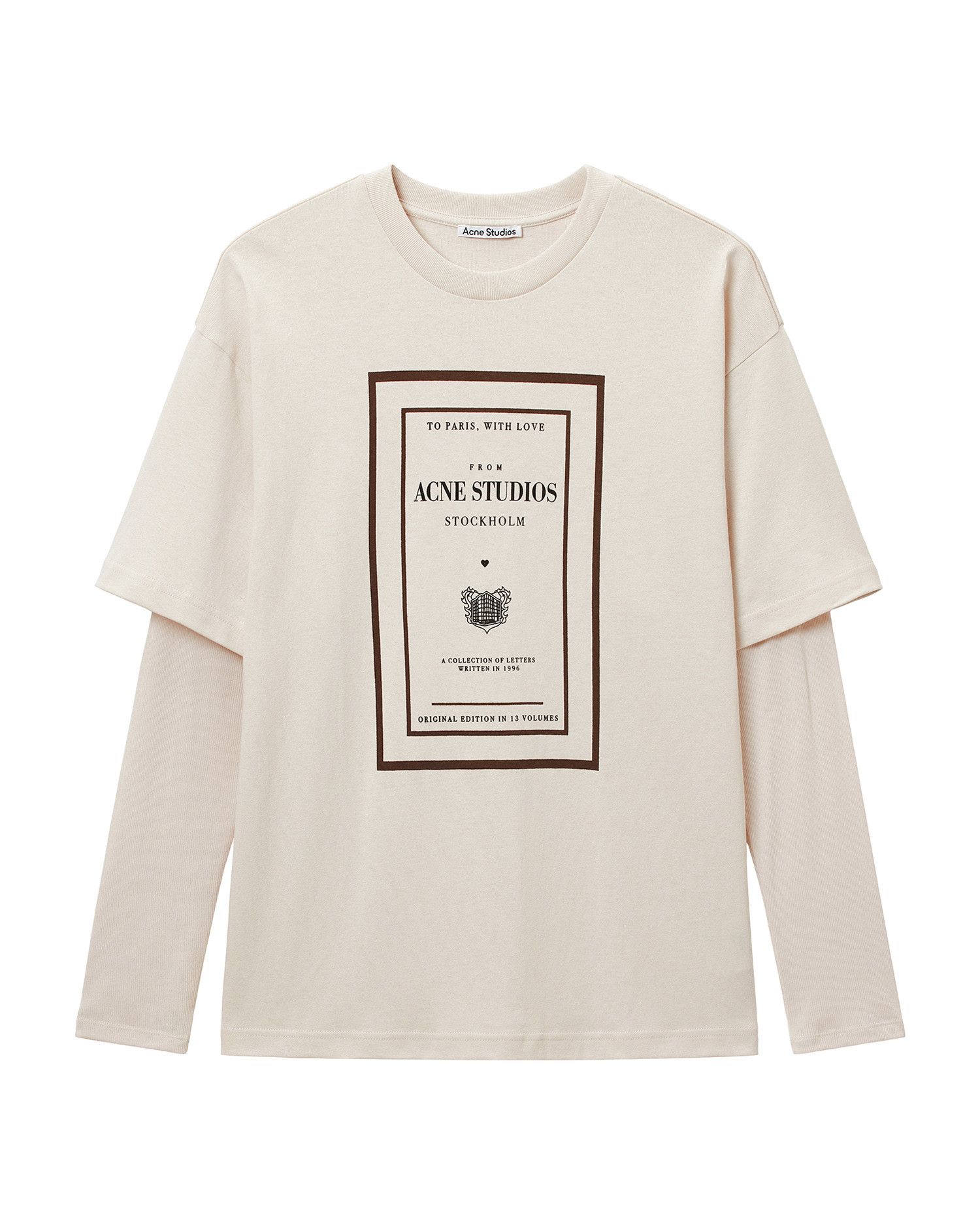 Acne Studios Acne Studios Pattern Print Layered T-Shirt Size M / US 6-8 / IT 42-44 - 1 Thumbnail