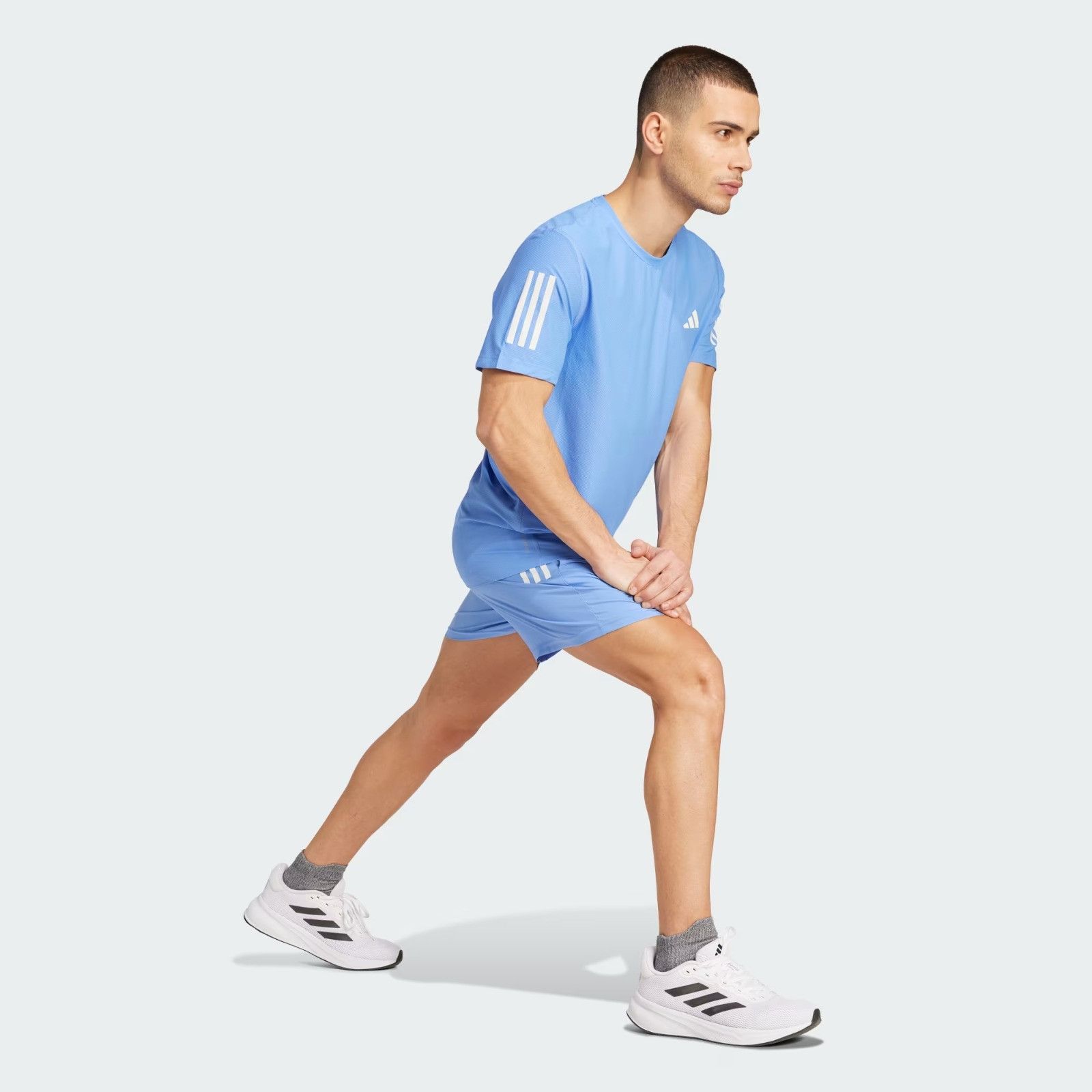 Adidas × Y-3 o1mle0526 The Run Shorts in Blue Size US 30 / EU 46 - 4 Thumbnail