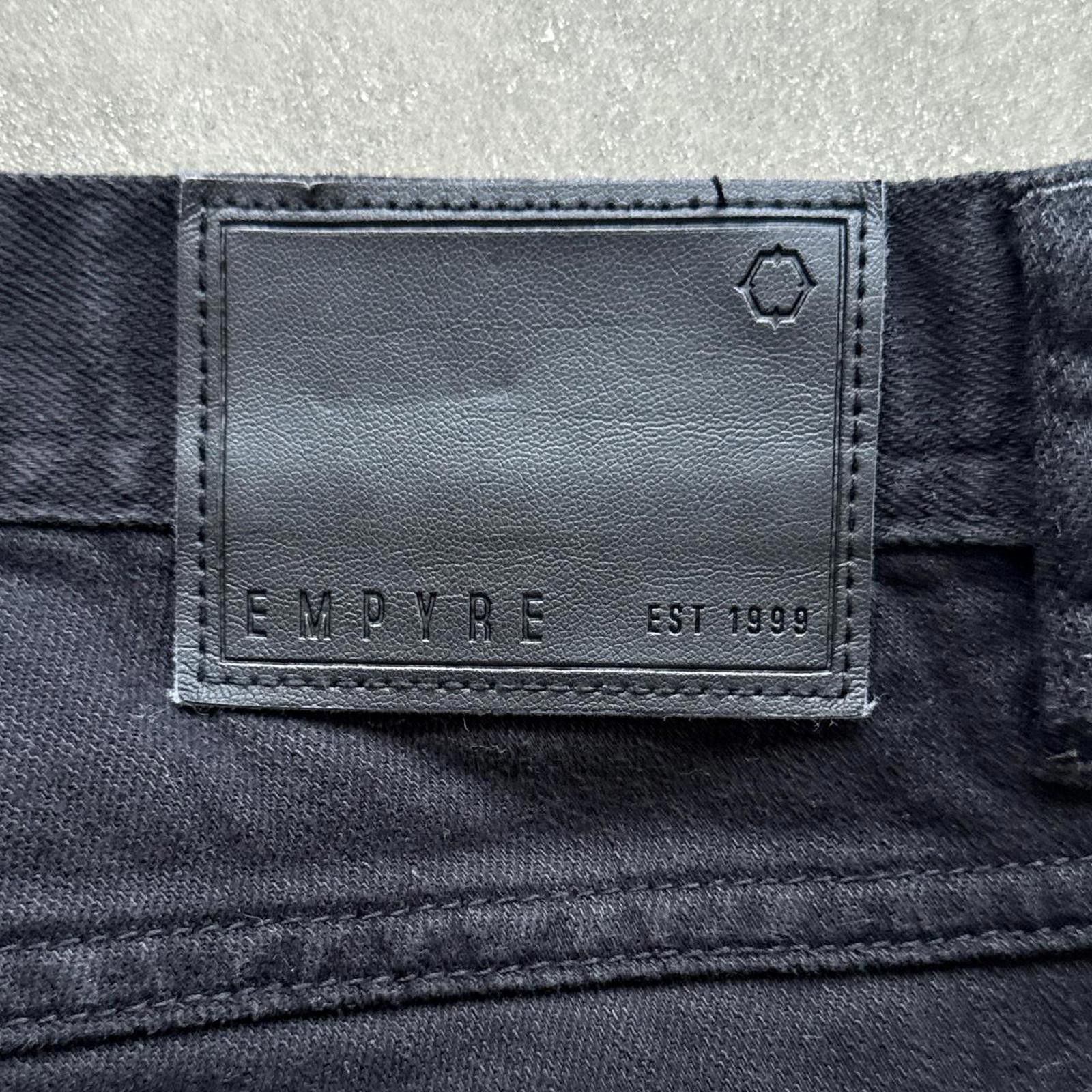 Empyre Empyere Checkered Stripe Jeans With Distressed Details Size US 32 / EU 48 - 6 Thumbnail