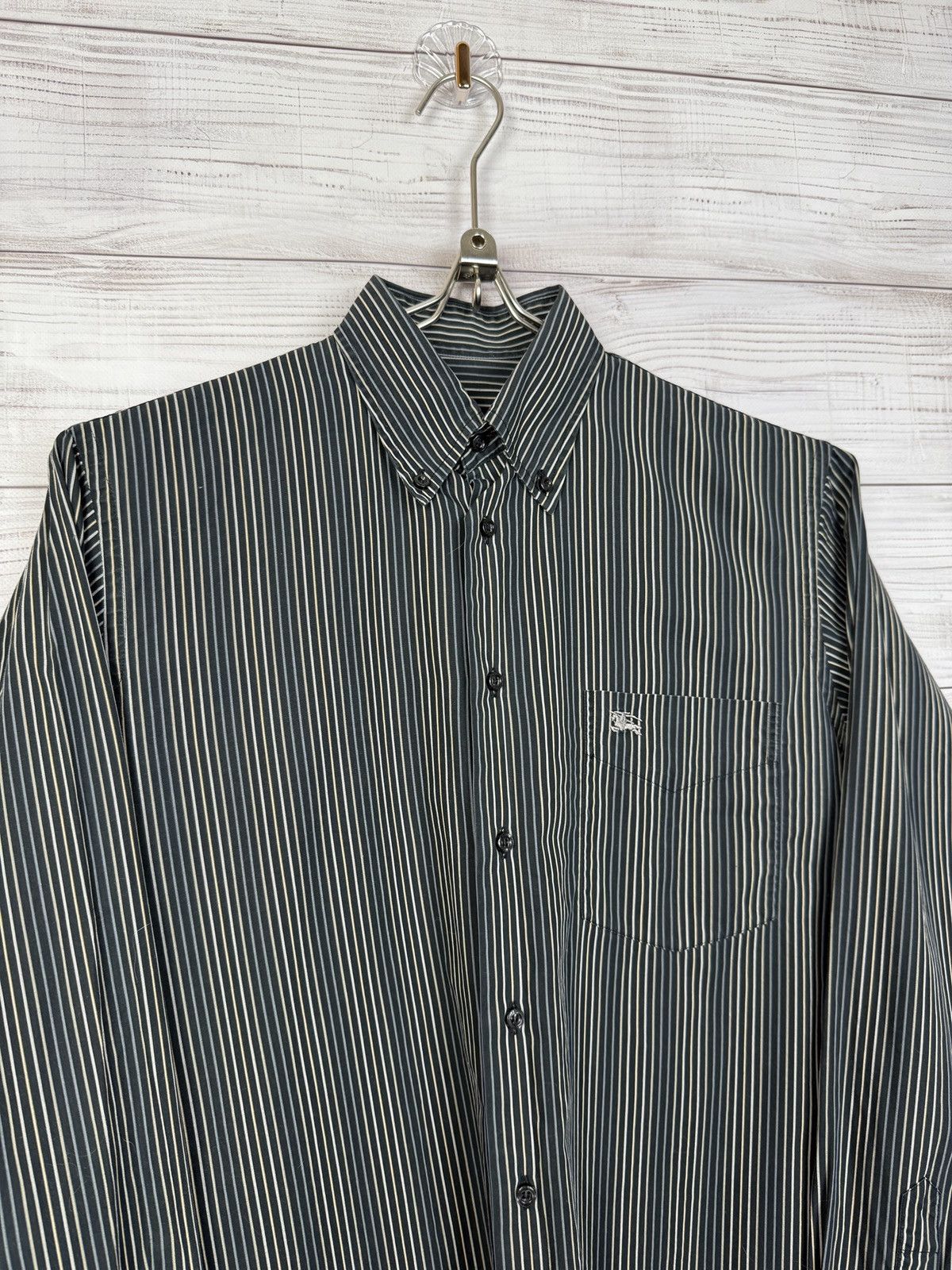 Burberry Vintage Burberry Striped Shirt Size US S / EU 44-46 / 1 - 3 Thumbnail