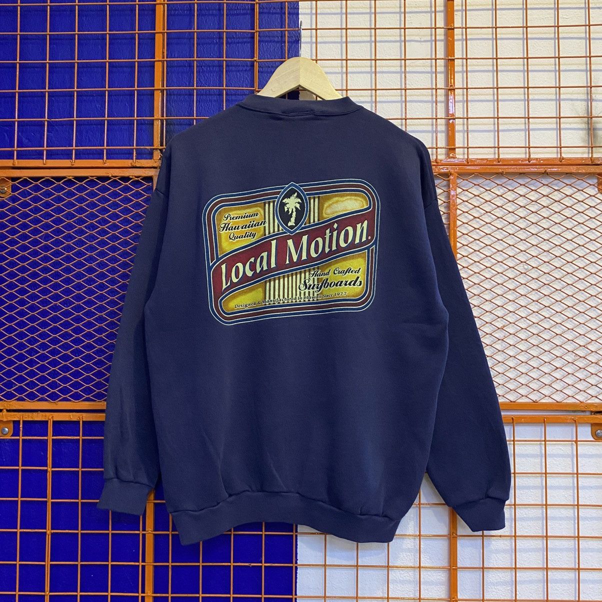 Vintage Local Motion Big Logo Surfboarding Sweatshirt 90s