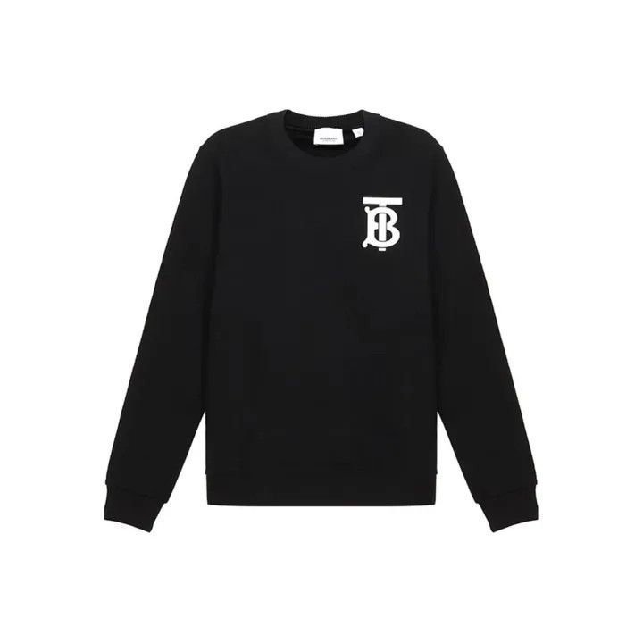 Burberry Burberry Logo Pattern Long Sleeve Sweatshirt 0079 Size S / US 4 / IT 40 - 1 Thumbnail