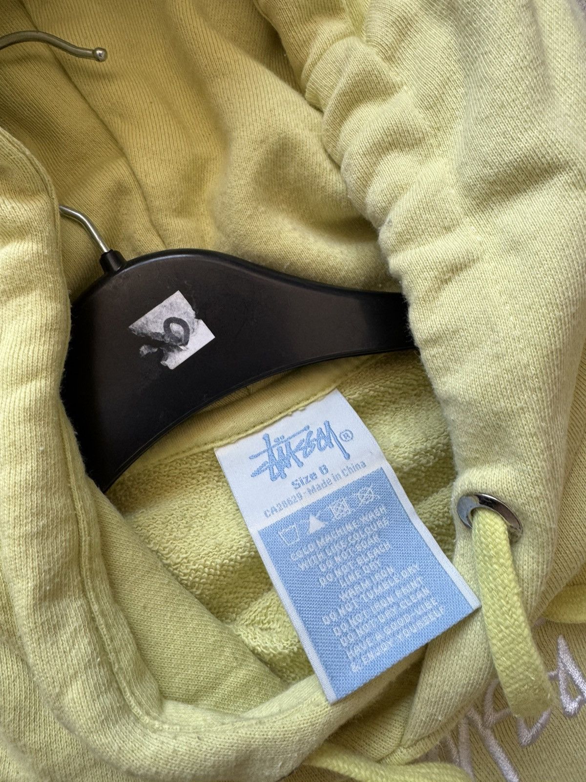 Stussy × Vintage Vintage Stussy Hoodie Yellow Size M / US 6-8 / IT 42-44 - 10 Thumbnail