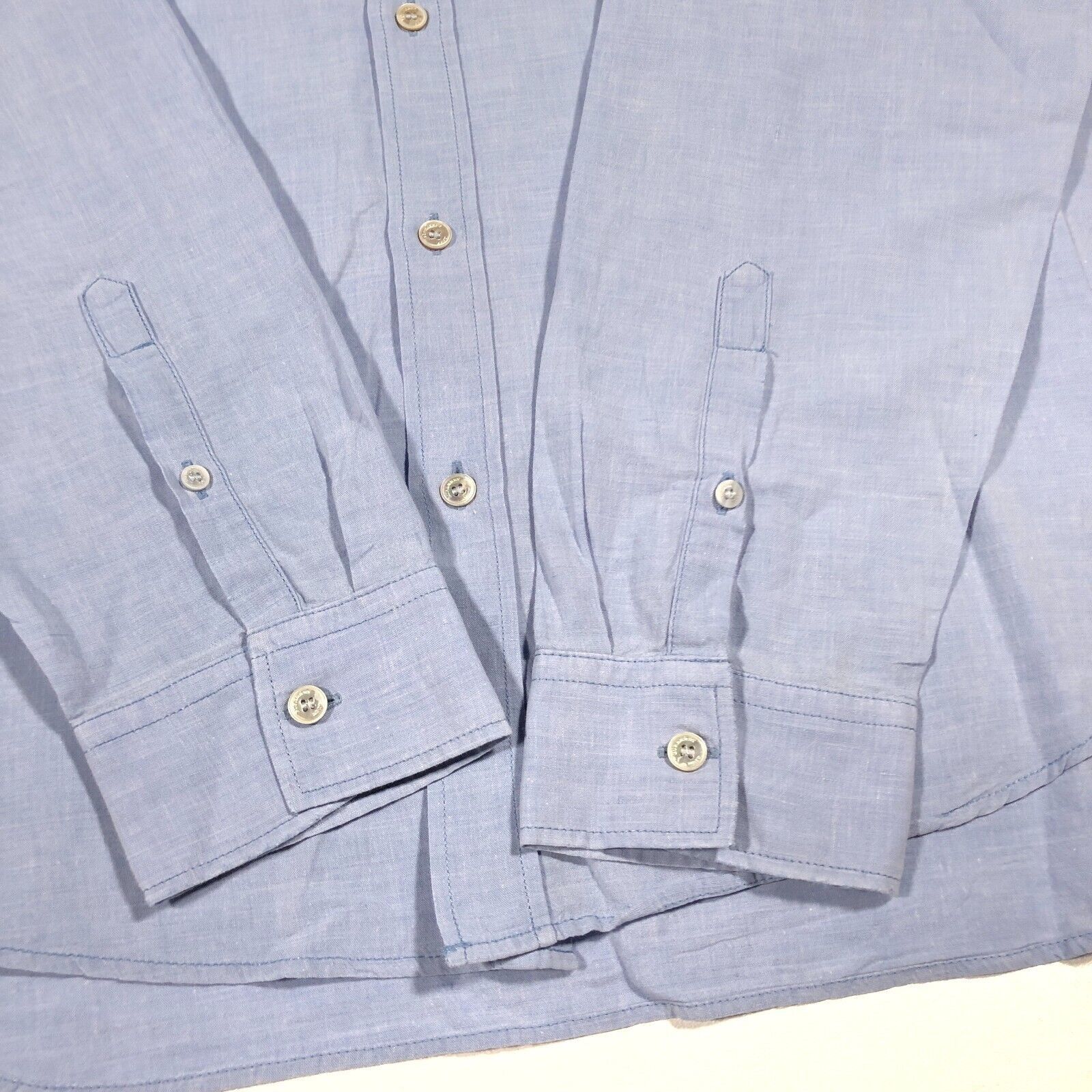 Burberry Burberry London Long Sleeve Button Up Shirt Long Sleeve XL Size US XL / EU 56 / 4 - 2 Thumbnail