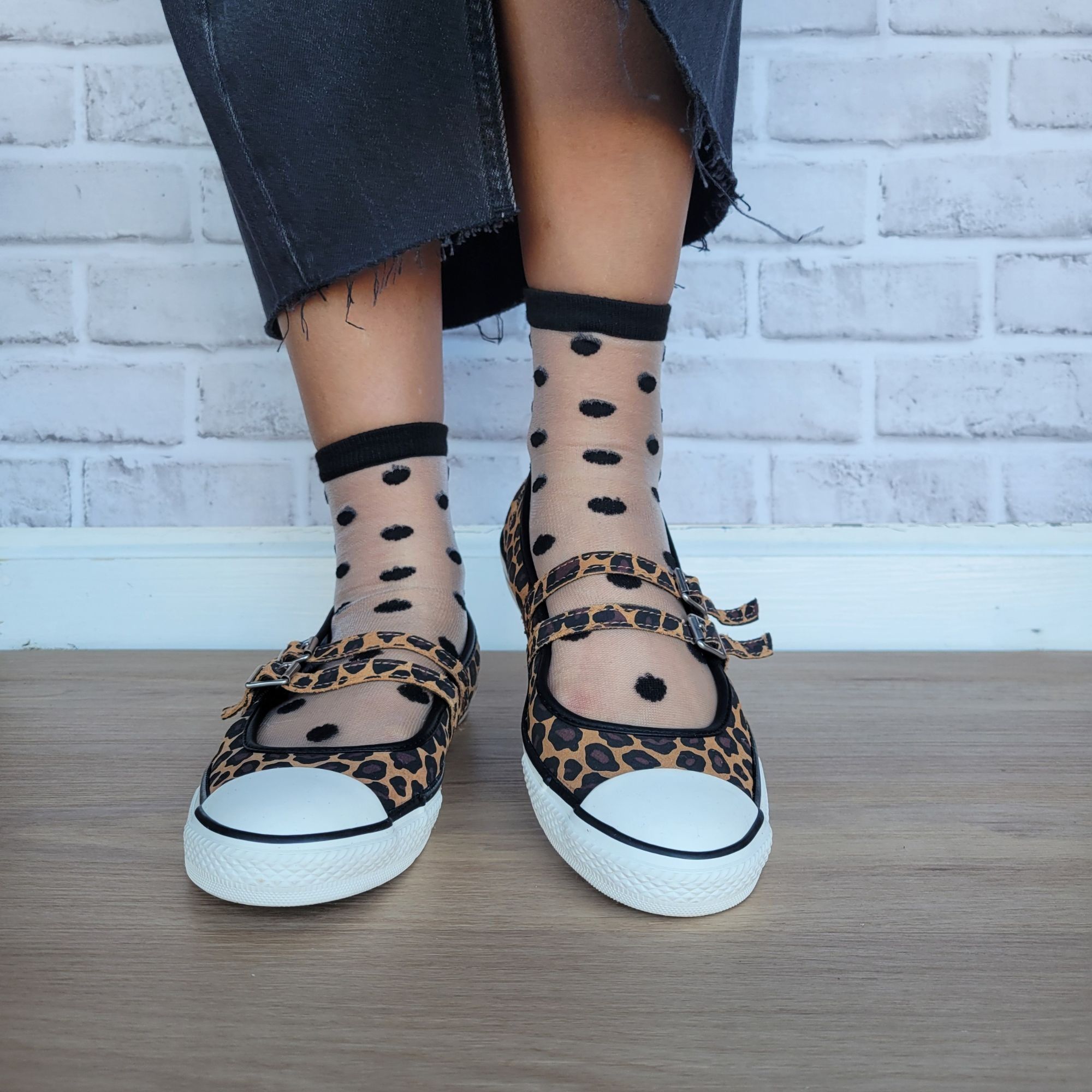 Converse ⭐Converse Dainty Mary Jane Leopard Sz 9 Womens shoes Sneaker Size US 9 / IT 39 - 4 Thumbnail