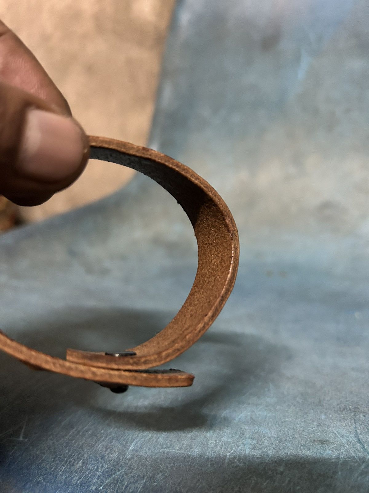 Yohji Yamamoto Leather Bracelet Size ONE SIZE - 12 Thumbnail
