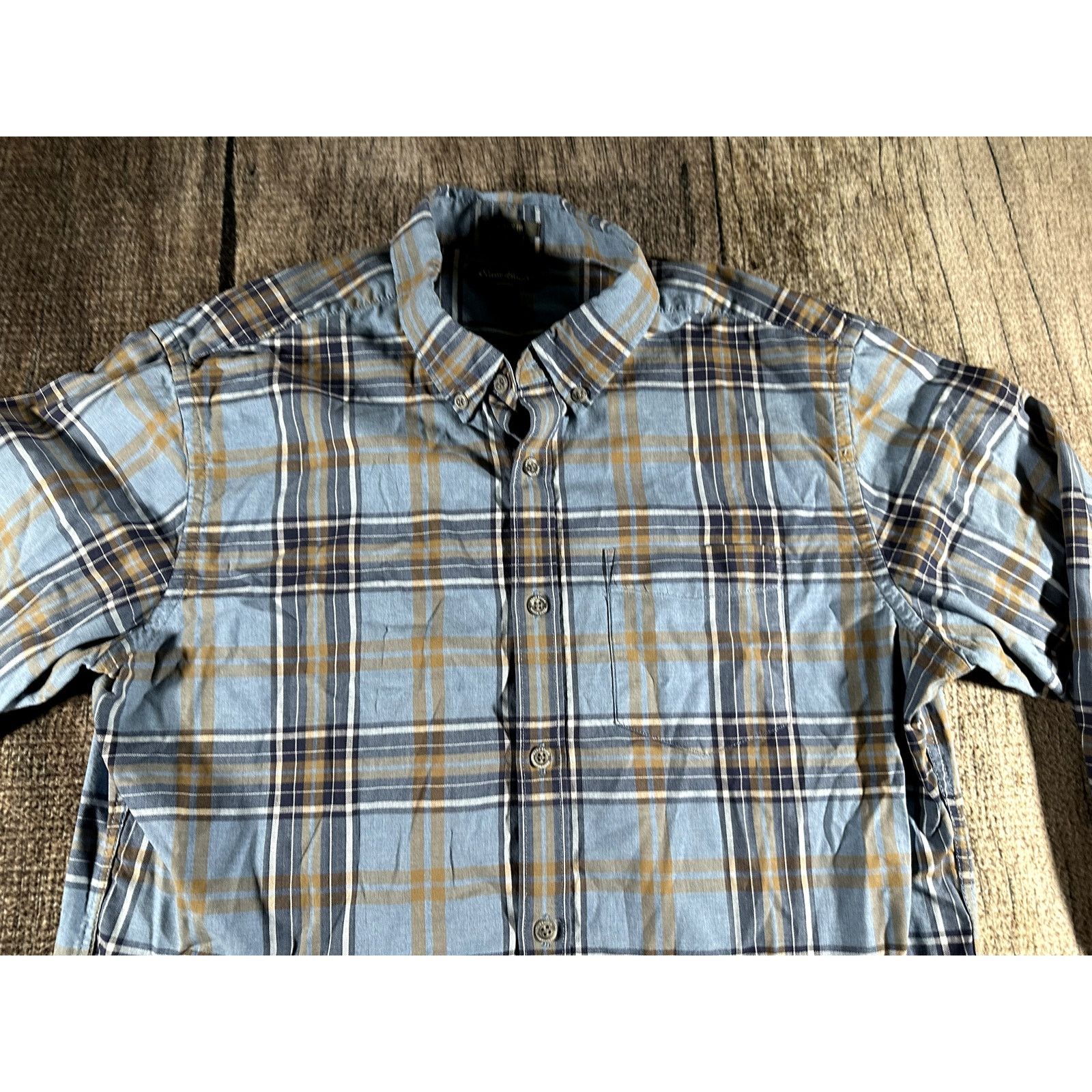 Eddie Bauer Eddie Bauer Mens Blue Plaid Flannel Button Up Pocket Shirt Size US L / EU 52-54 / 3 - 2 Thumbnail