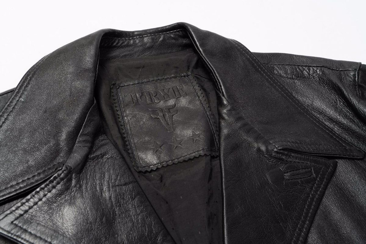 Frye FRYE Leather Coat Jacket Size US M / EU 48-50 / 2 - 3 Thumbnail