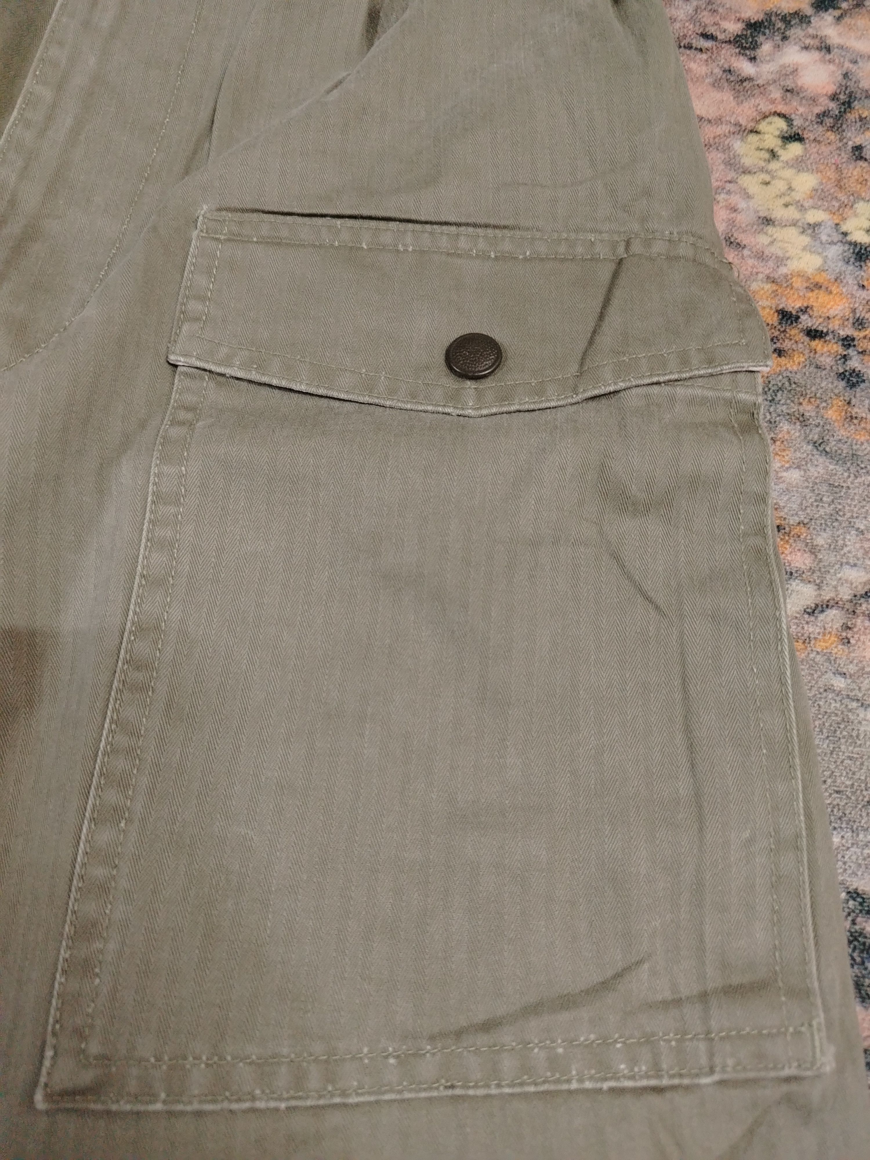 Japanese Brand TICCA TOKYO JAPAN HERRINGBONE TWILL HBT Size US 30 / EU 46 - 12 Thumbnail