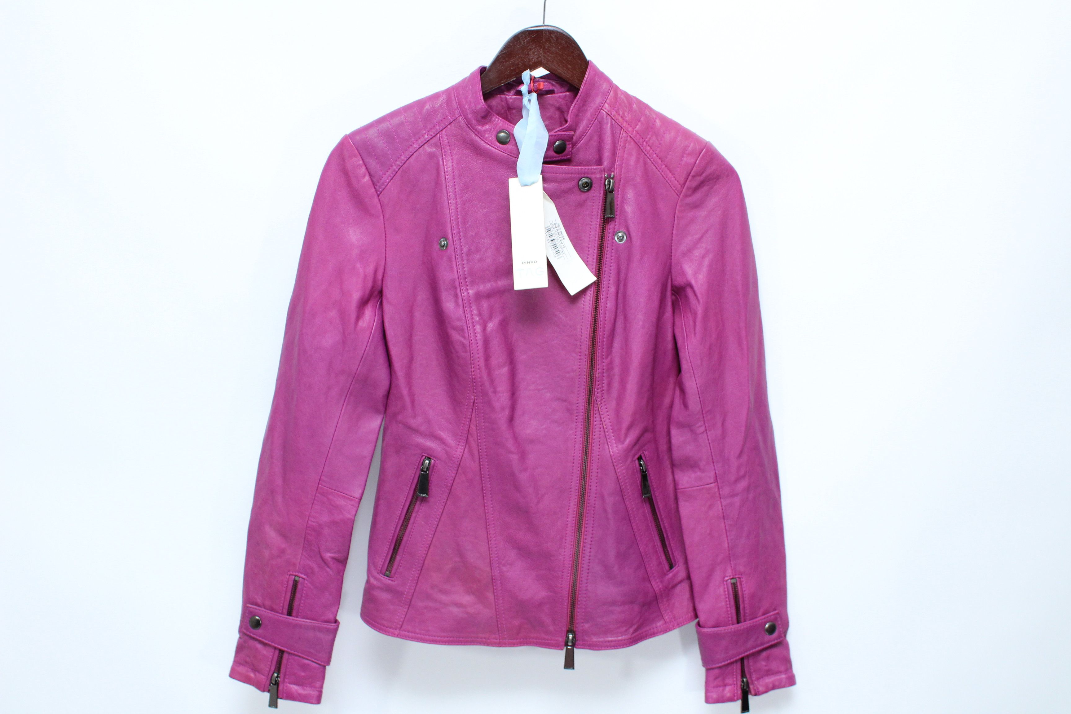 Pinko Pinko Tag Leather Jacket Womens Size 42 Authentic Hype Size M / US 6-8 / IT 42-44 - 5 Thumbnail