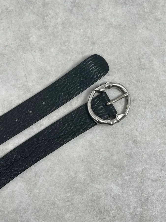 Gucci Gucci Black Snake Buckle Leather Belt Size ONE SIZE - 8 Thumbnail