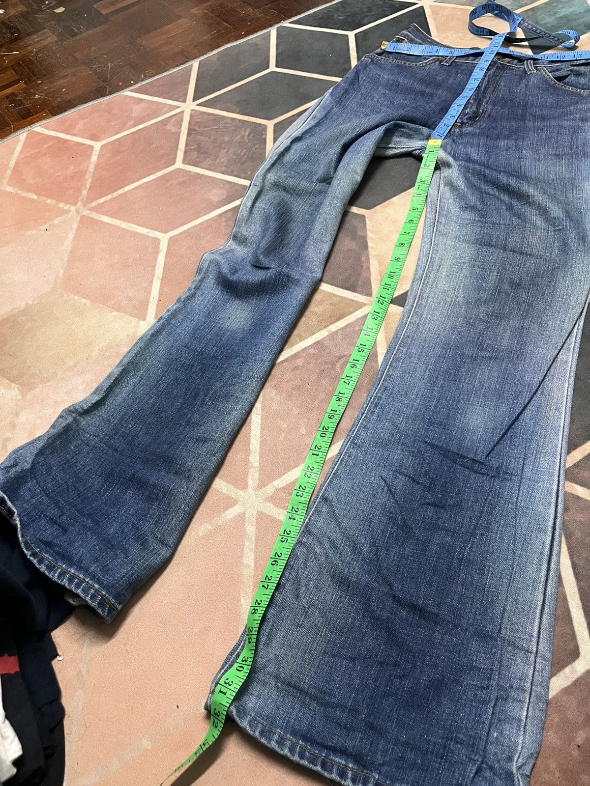 Wrangler 💥Vintage Lady Wrangler FLARE BOOTCUT Seasoned Jeans Size 30" / US 8 / IT 44 - 11 Thumbnail
