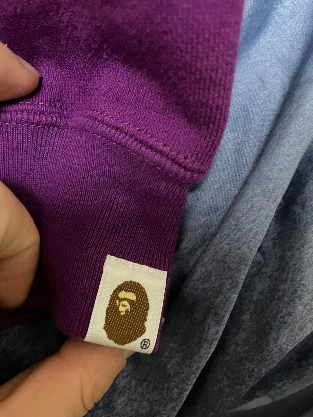 Bape BAPE Purple Shark Hoodie Women's S (Fit Small) New with Tags Size US S / EU 44-46 / 1 - 7 Thumbnail