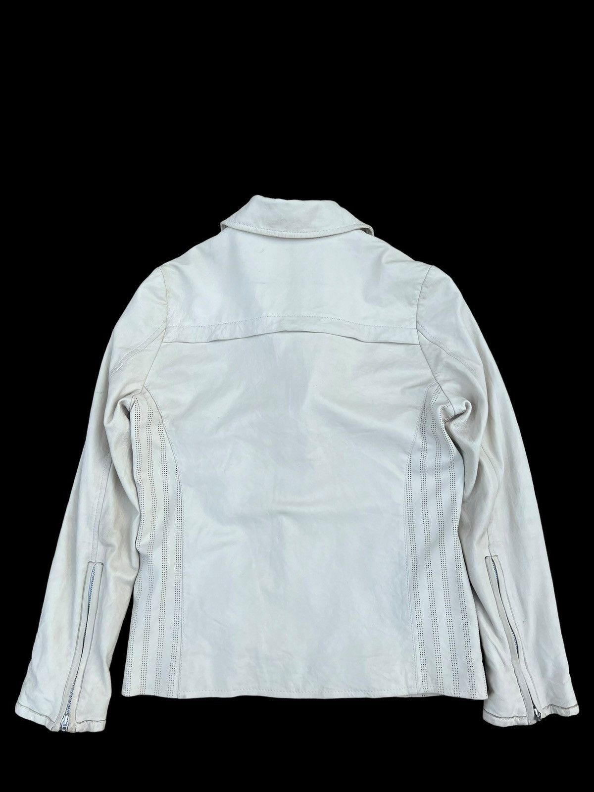 ABAHOUSE Abahouse Japan Patina White Sheep Napa Leather Jacket Size US S / EU 44-46 / 1 - 2 Thumbnail