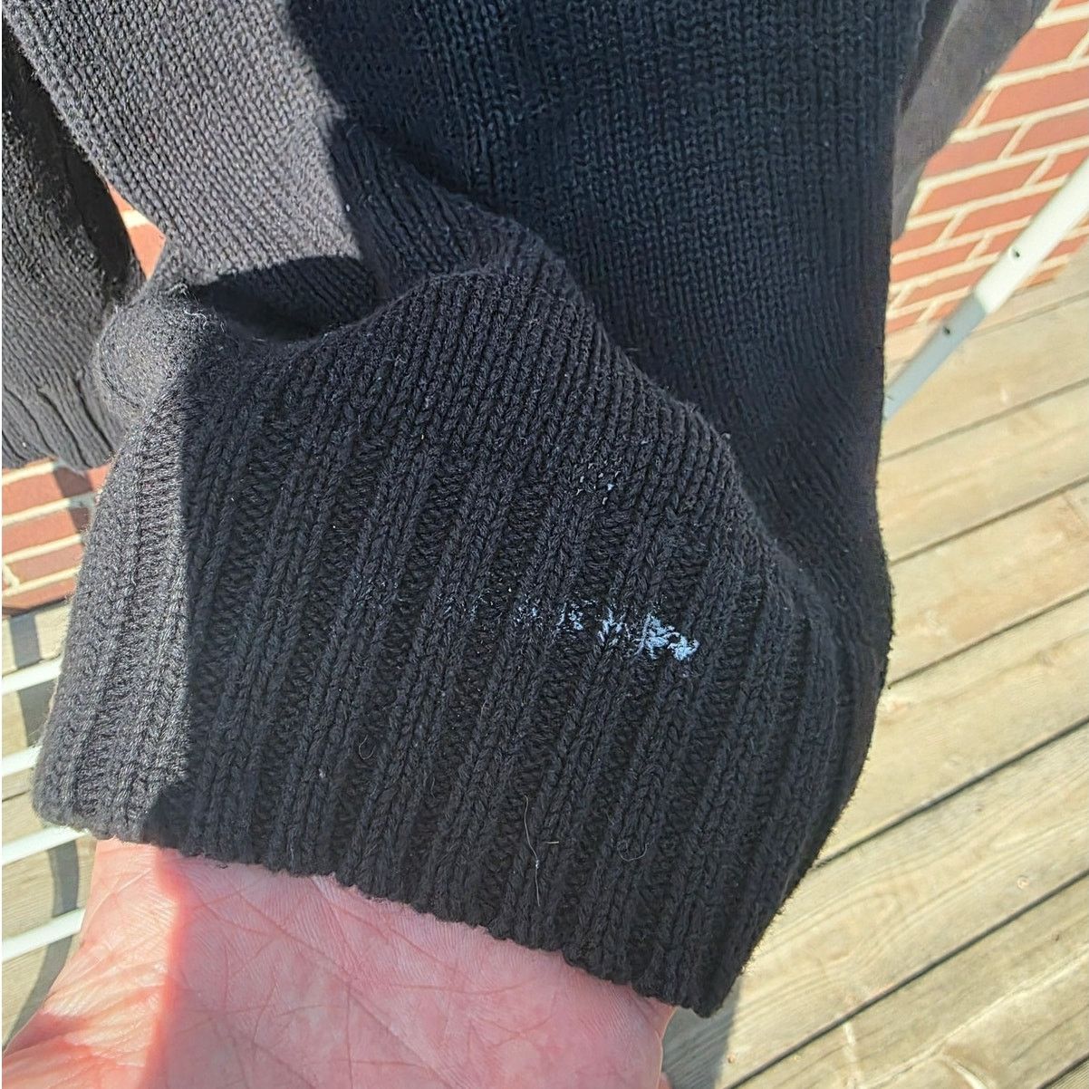 Fuck The Population FTP Spell Out Knit Sweater "Black" Size US L / EU 52-54 / 3 - 6 Thumbnail