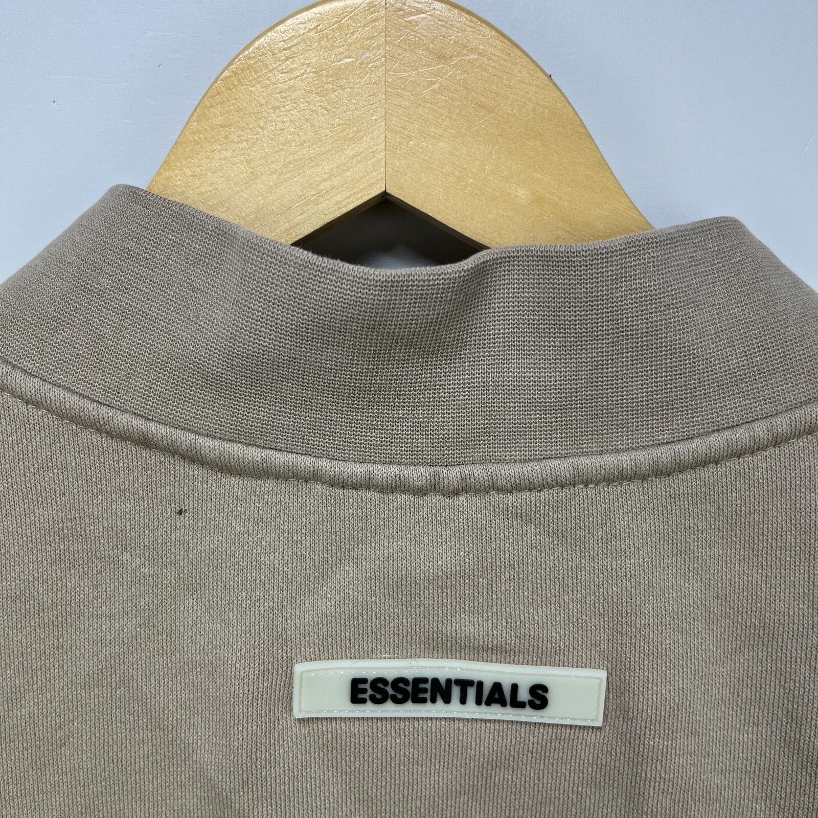 Fear of God × Vintage Essentials Fear of God Full Zip Up Sweatshirt Medium Beige Size US M / EU 48-50 / 2 - 11 Thumbnail