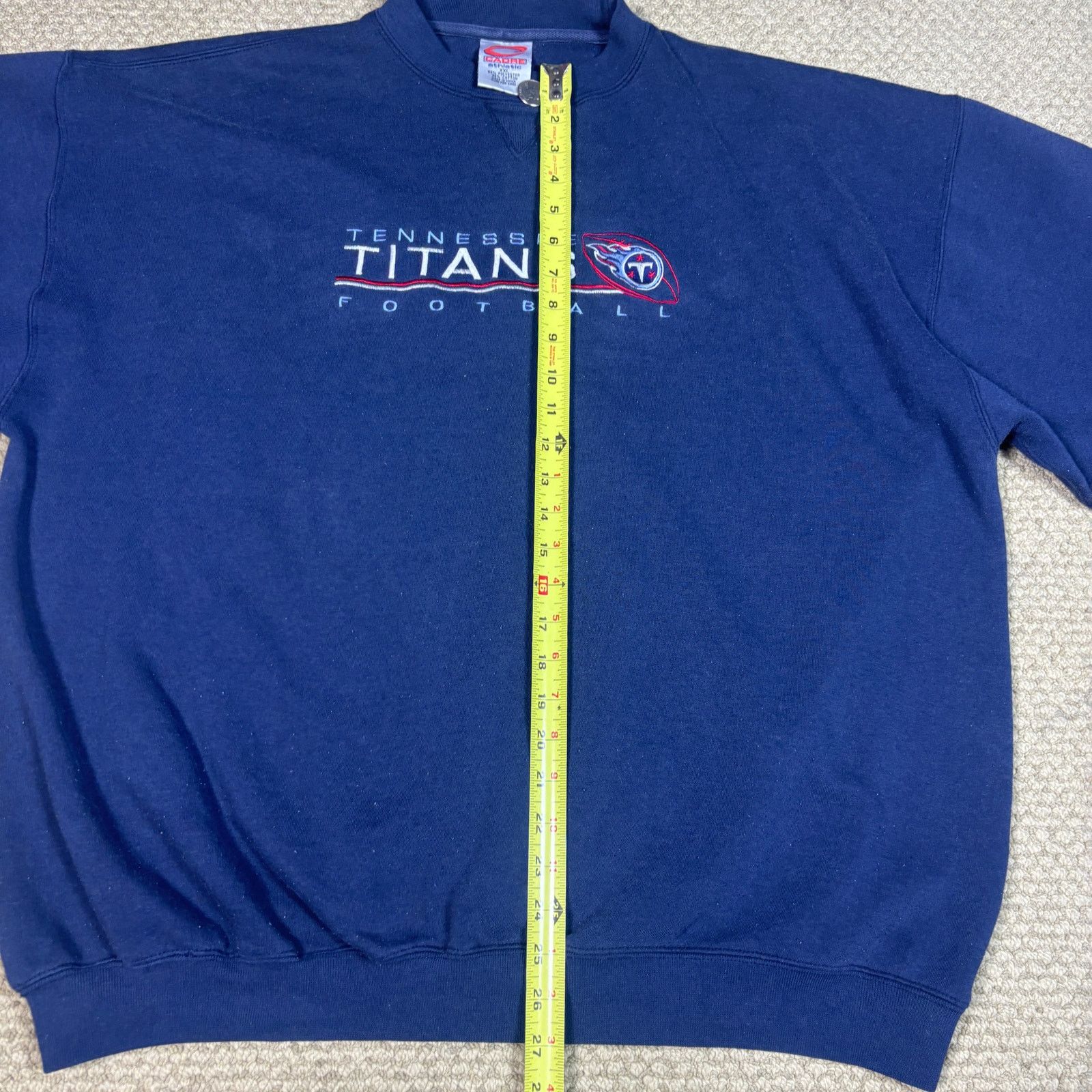 NFL vintage 90s NFL Tennessee Titans football blue crewneck XXL Size US XXL / EU 58 / 5 - 5 Thumbnail