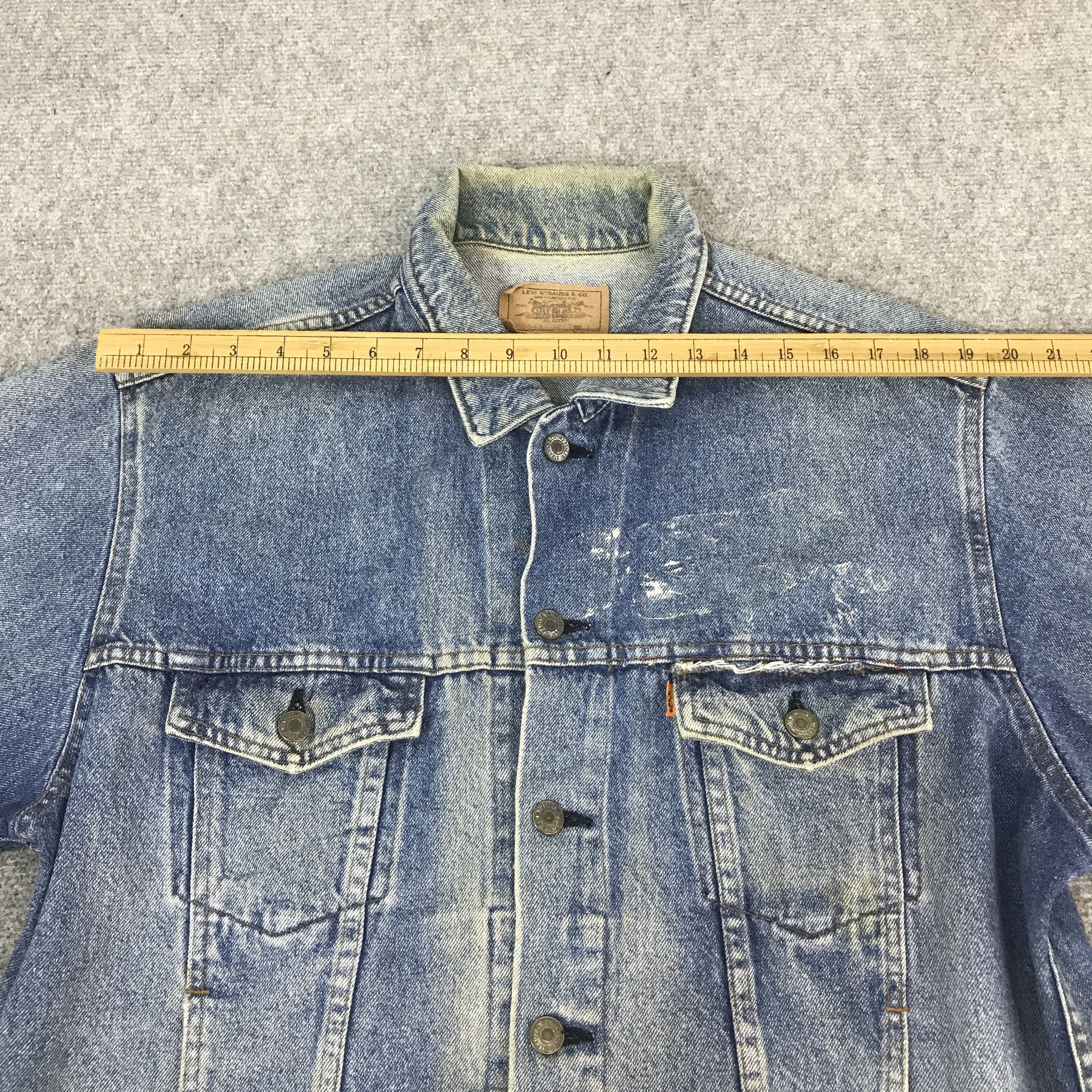 Levi's LEVI STRAUSS ORENG TAG TRACKET DENIM JACKET K63B6 Size US L / EU 52-54 / 3 - 5 Thumbnail