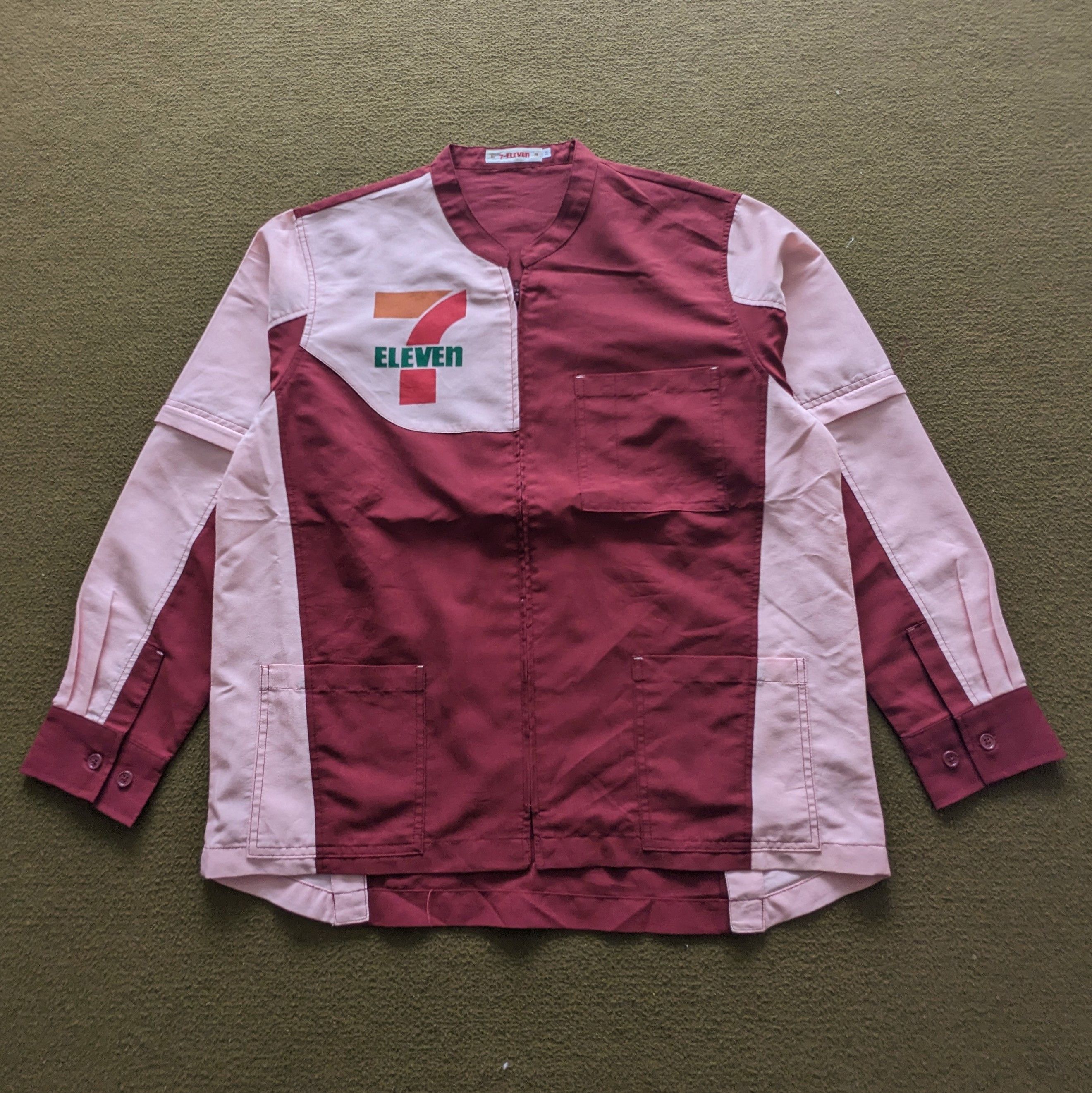 Vintage Vintage 7 ELEVEN Uniform Workers Jacket Size US M / EU 48-50 / 2 - 1 Thumbnail