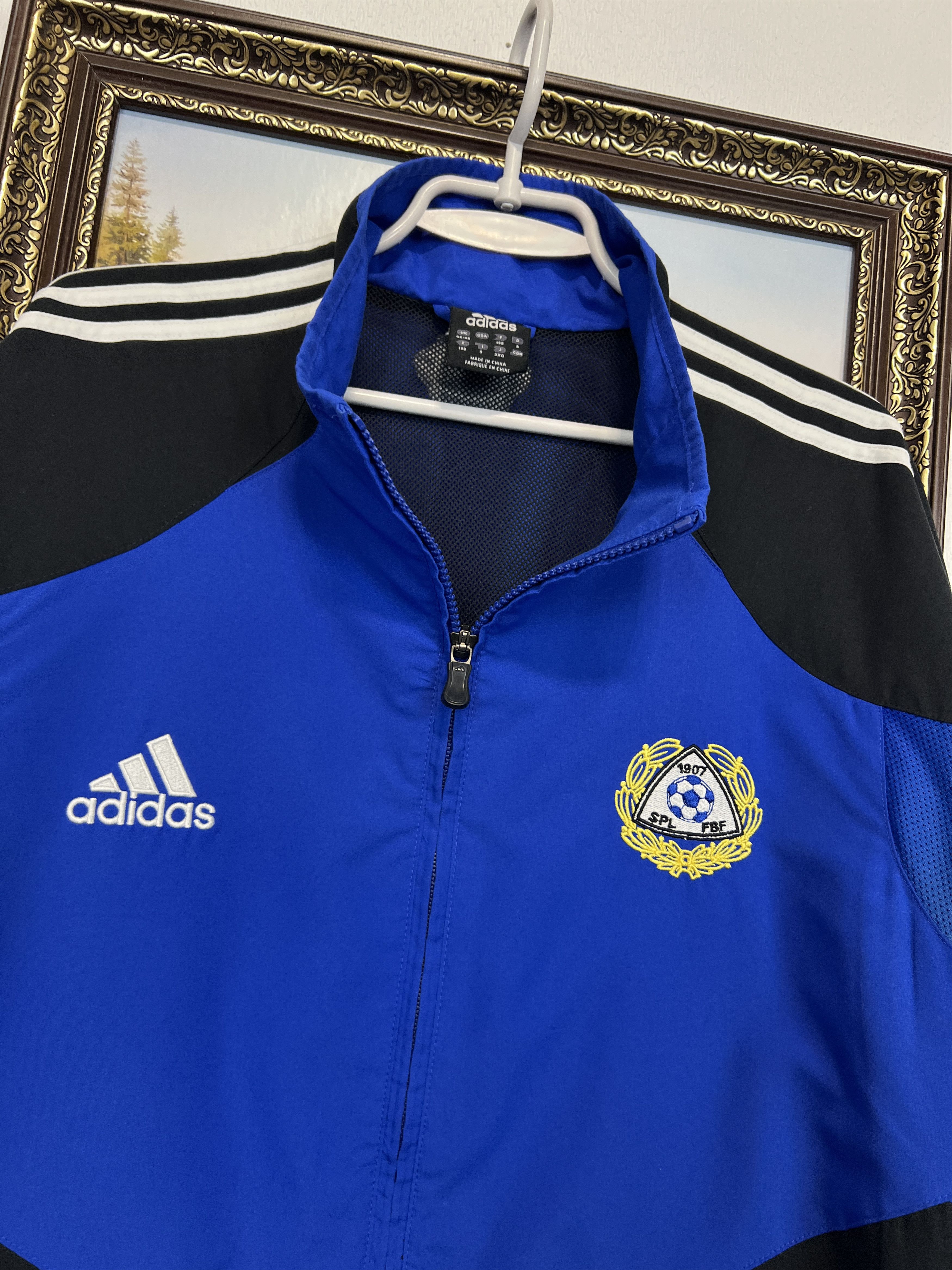 Adidas Vintage Finland Football Jacket Soccer Track Top National Size US XL / EU 56 / 4 - 3 Thumbnail