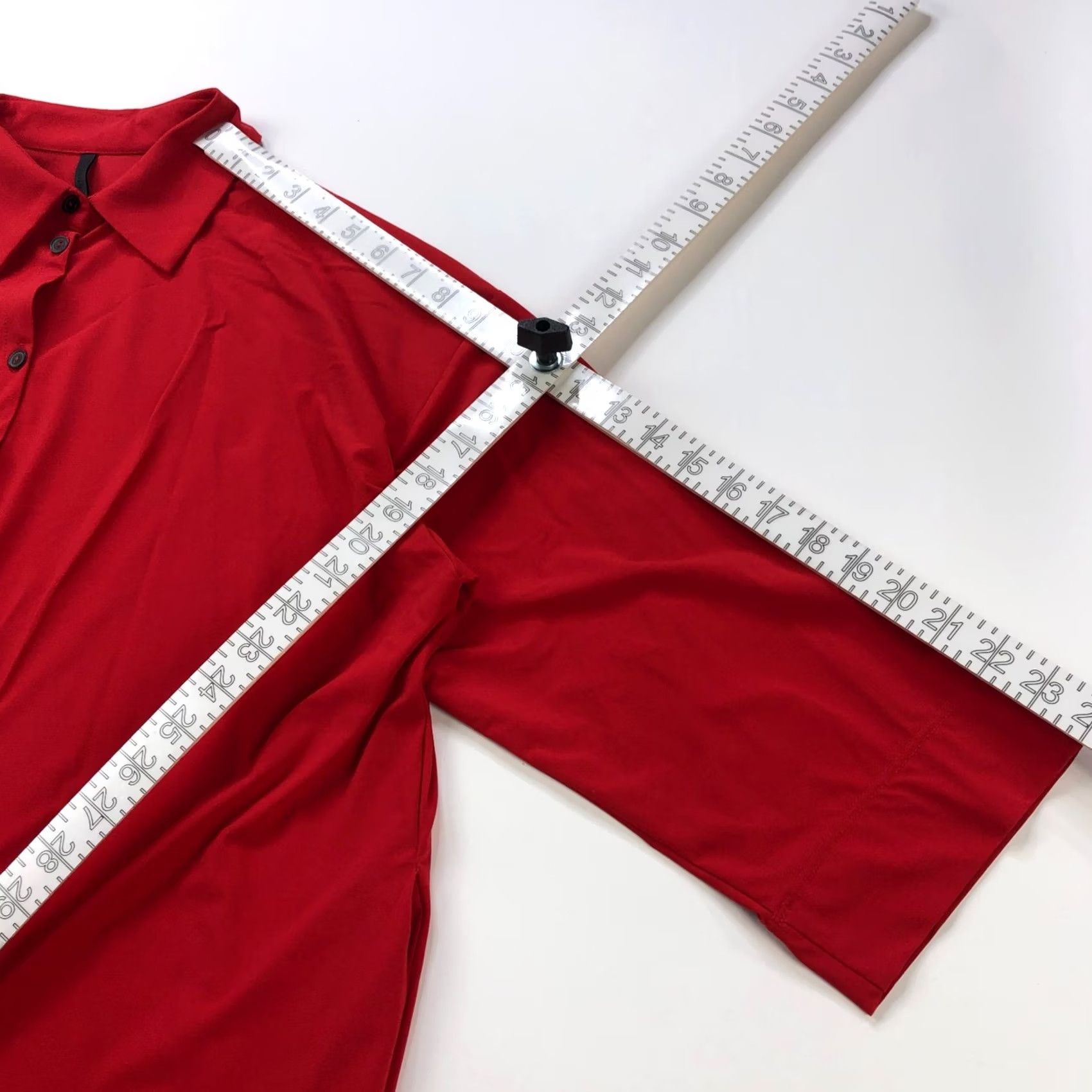 Vintage Peter O. Mahler Shirt Red Size 3 Pullover Button Long Short Sleeve Size XS / US 0-2 / IT 36-38 - 7 Thumbnail