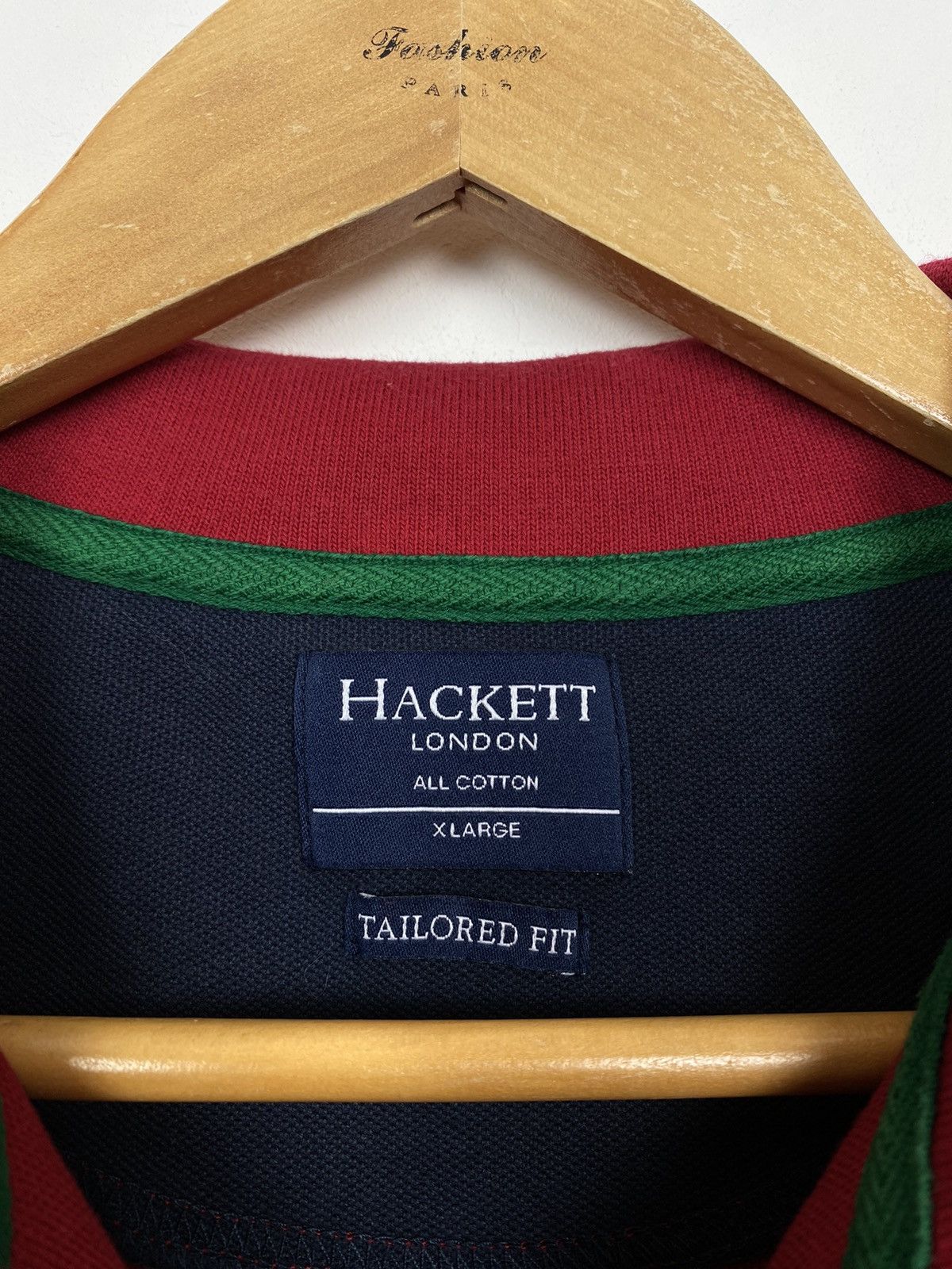 Hackett Hackett #1 Tailored Fit Short Sleeve Polo Shirt Size XL Red Size US XL / EU 56 / 4 - 5 Thumbnail