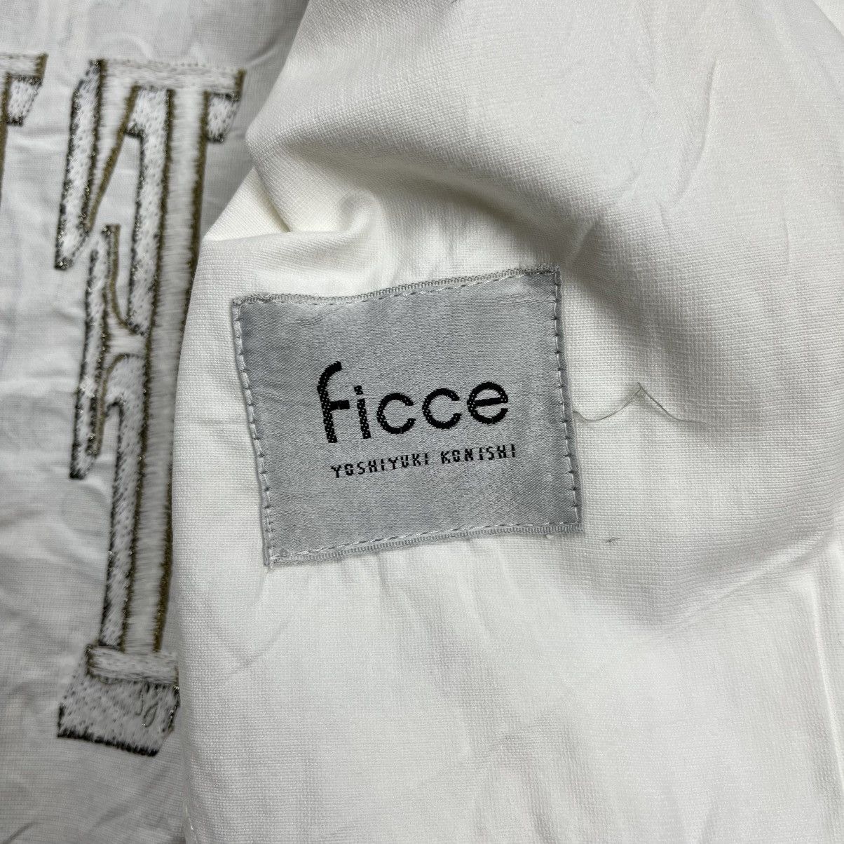 Yoshiyuki Konishi Vintage 90s Ficce yoshiyuki konishi embroidery bomber jacket Size US M / EU 48-50 / 2 - 11 Thumbnail