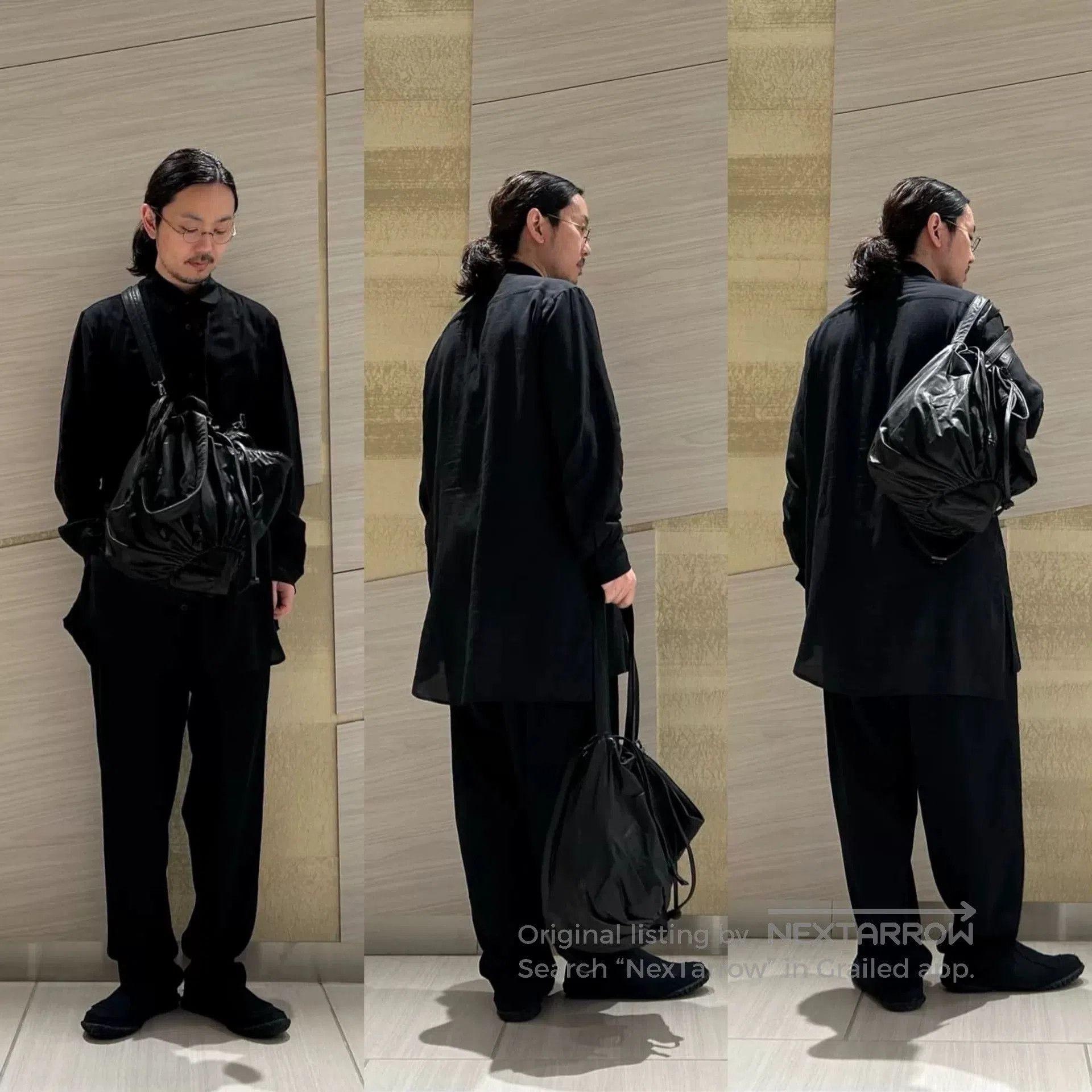 Yohji Yamamoto Yohji Yamamoto Discord Irregular Tote. Size ONE SIZE - 3 Thumbnail