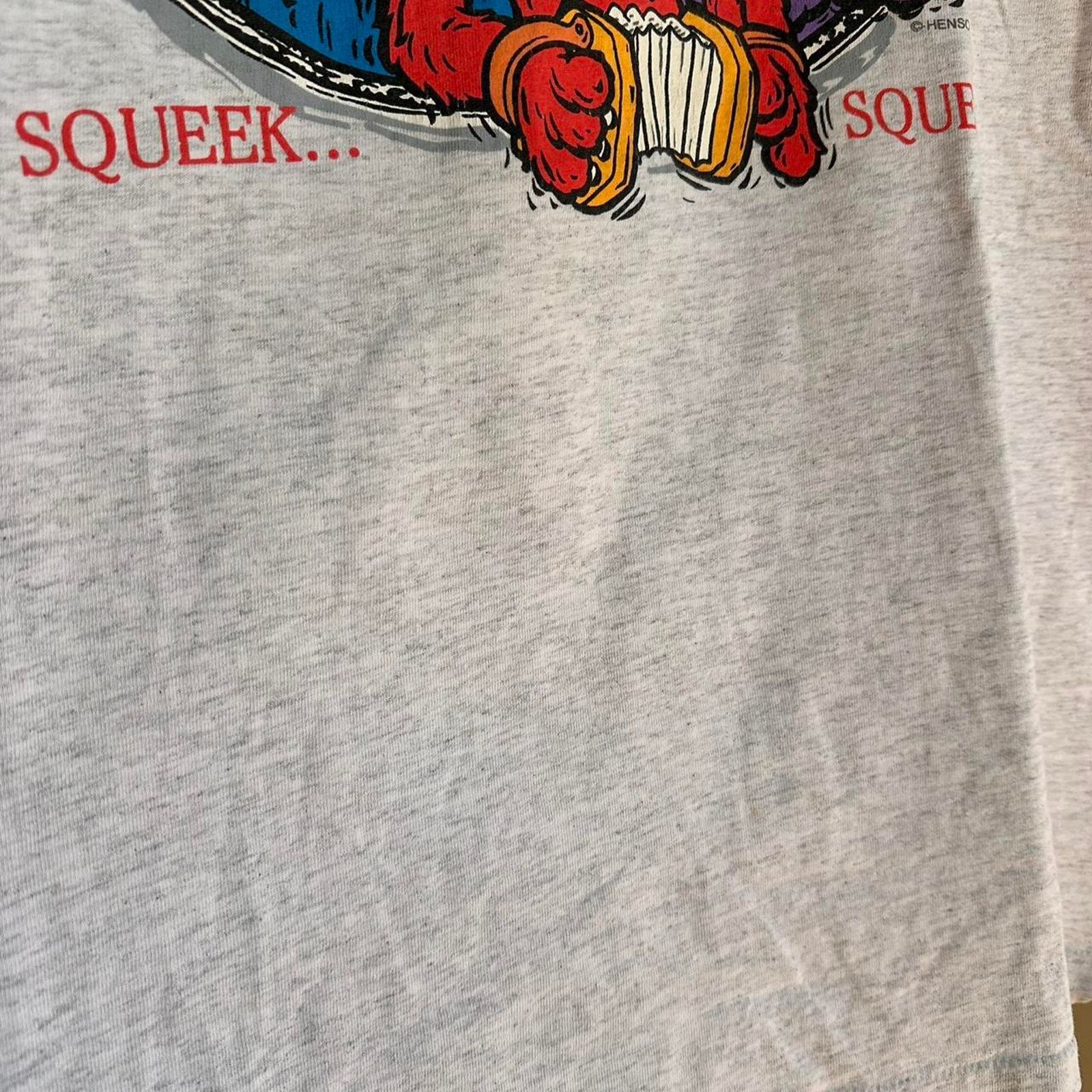 Vintage Vintage Sesame Street Elmo Muppets Shirt Size US XL / EU 56 / 4 - 5 Thumbnail