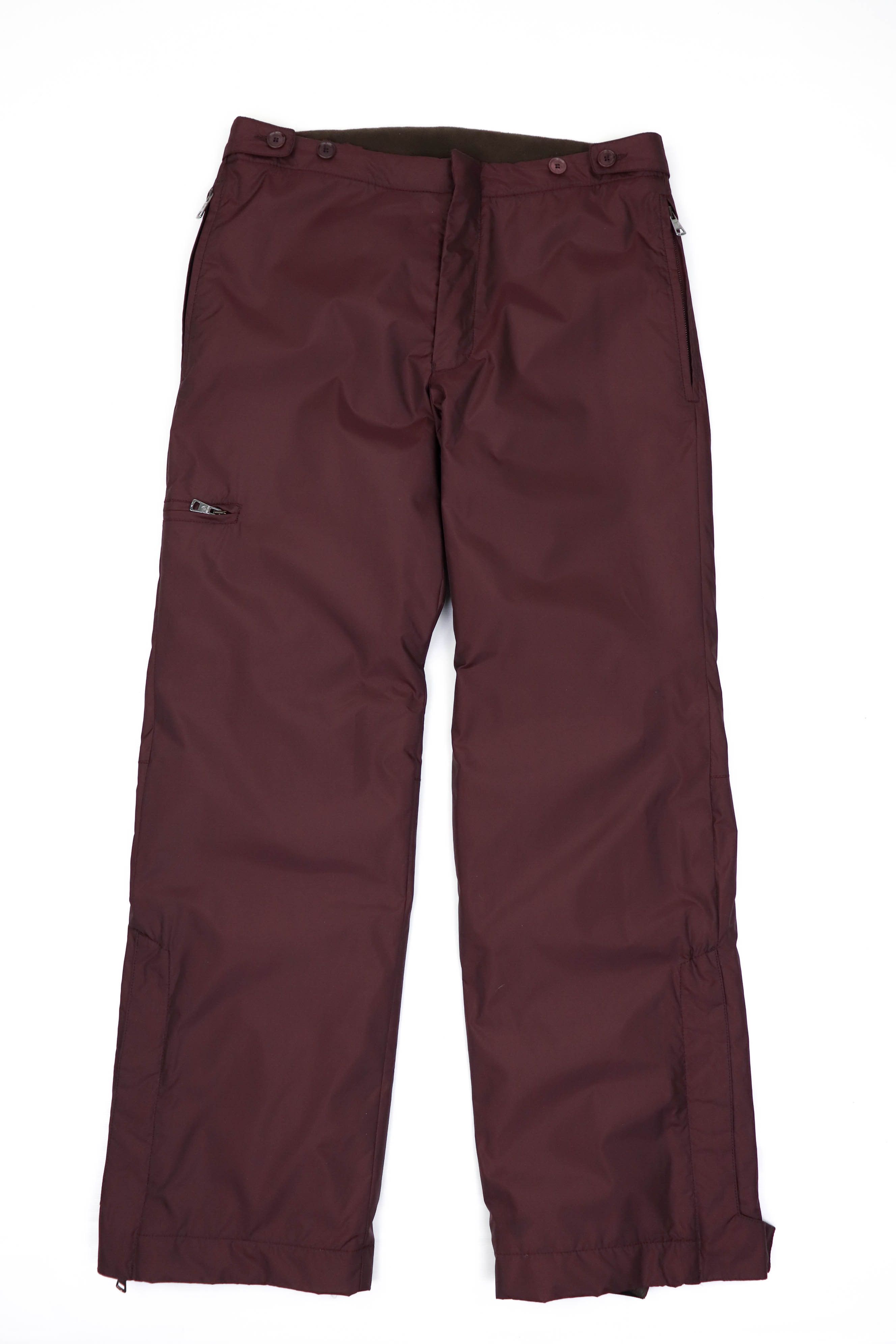 Other Post Card Burgundy Nylon Snow Ski Pants Size US 34 / EU 50 - 1 Thumbnail