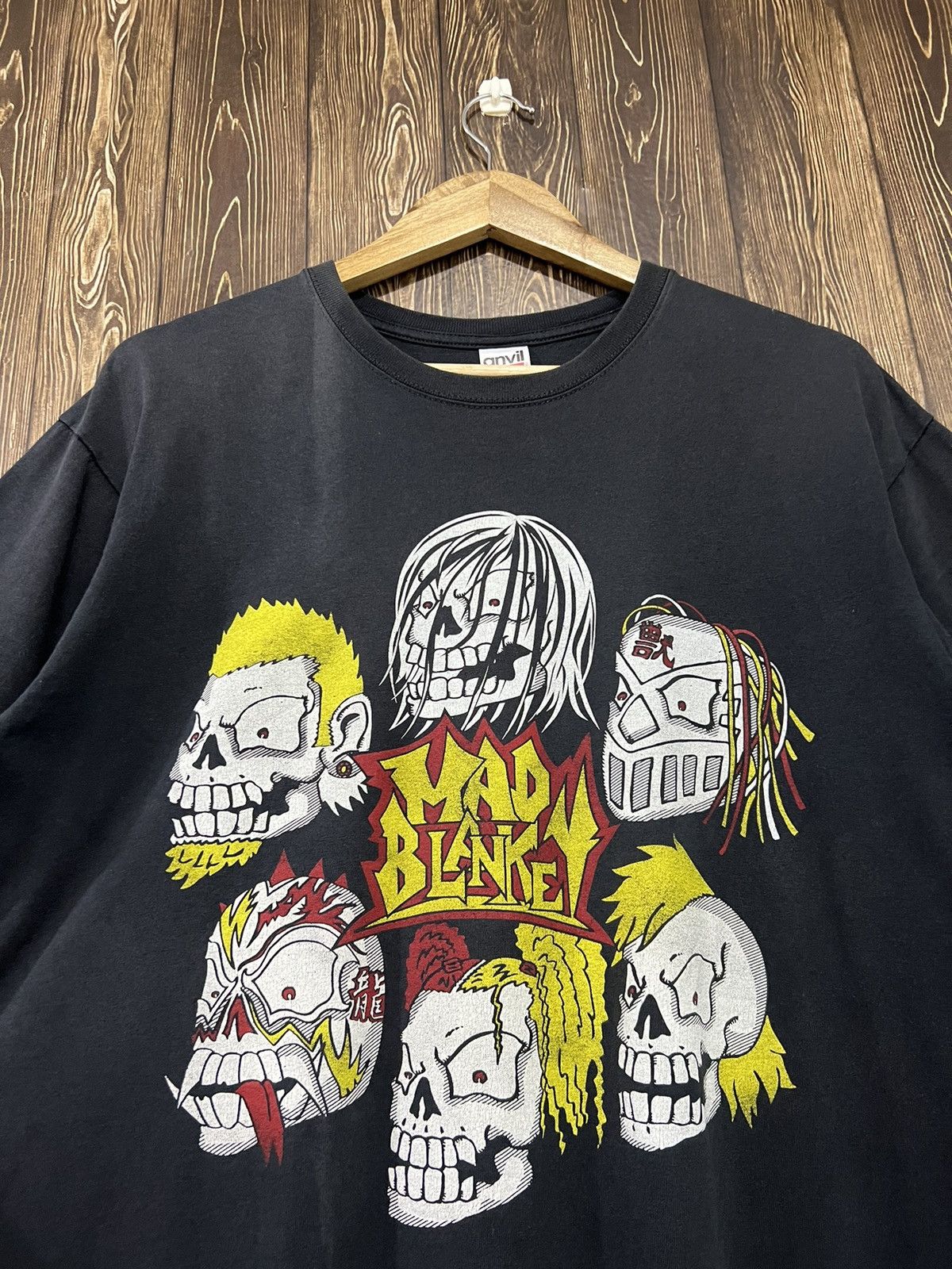 Vintage Vintage Mad Blankey Wrestling Tshirt Size US L / EU 52-54 / 3 - 2 Thumbnail