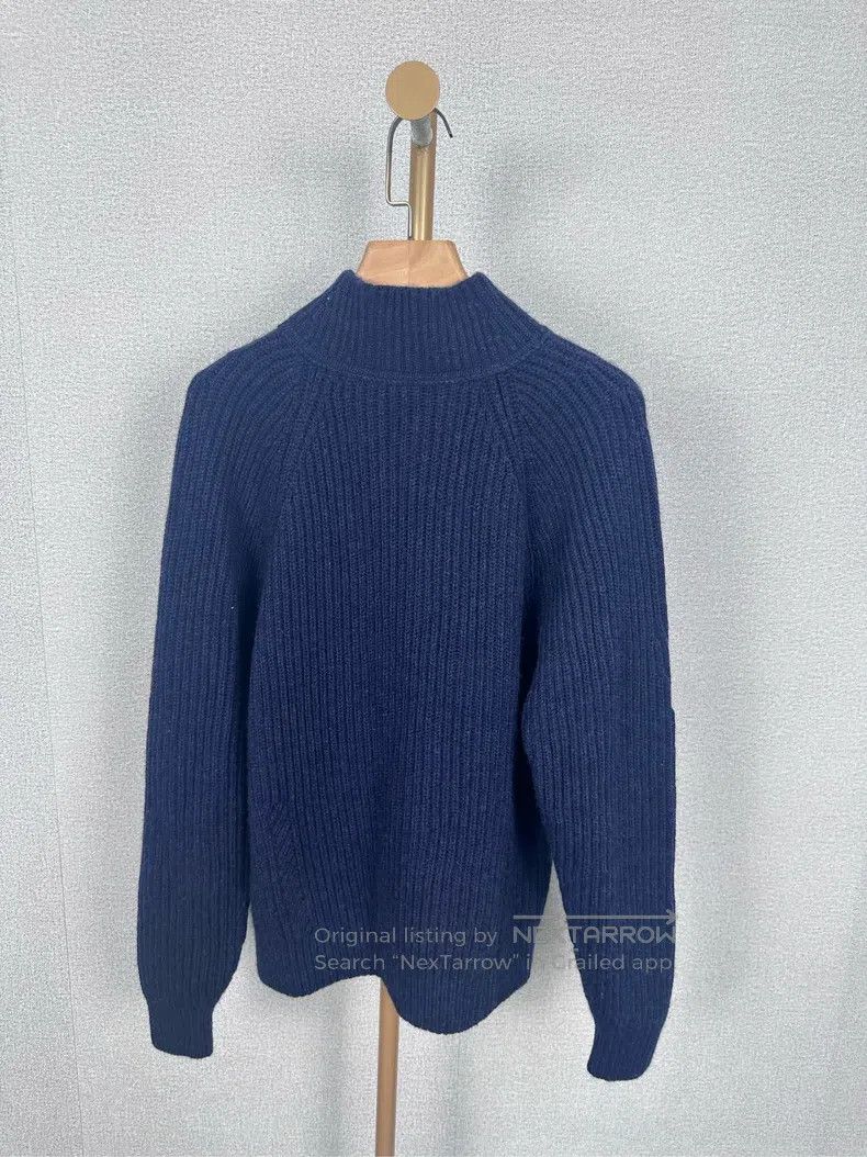 Hermes Hermes Navy blue printed sweater Size XXS / US 00 / IT 34 - 2 Thumbnail