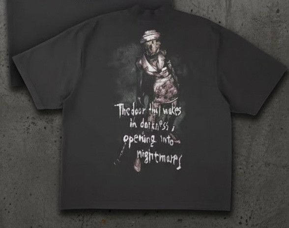 Japanese Brand Street Horror Game Retro Silent Hill 2 Heavyweight T-Shirt Size US XL / EU 56 / 4 - 2 Thumbnail