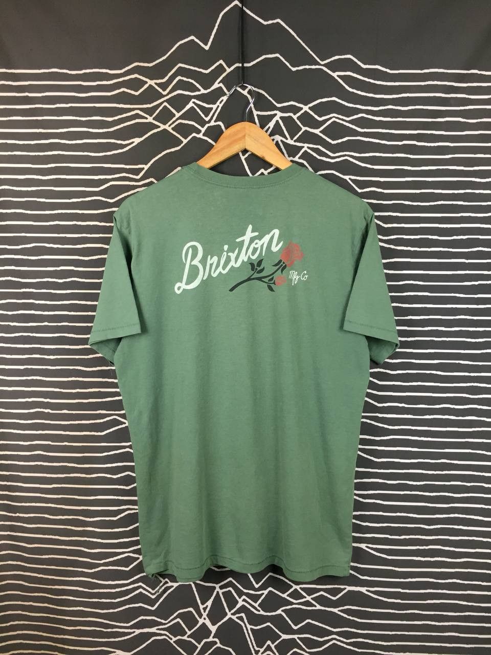 Brixton Brixton Floral Script Logo Skater Vibe Premium Fit Tee Size US L / EU 52-54 / 3 - 2 Thumbnail