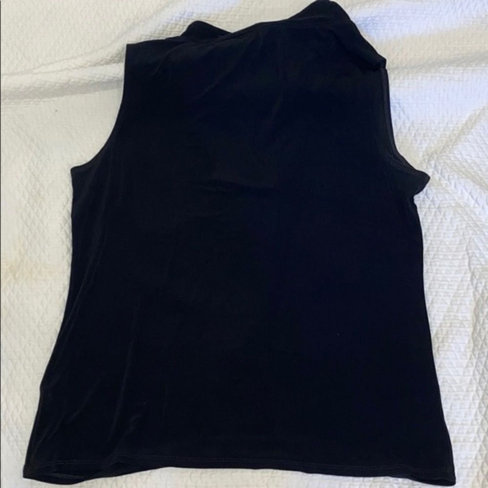 Coldwater Creek Coldwater Creek Black Cowl Neck Tank Top | Sz M Size M / US 6-8 / IT 42-44 - 7 Thumbnail