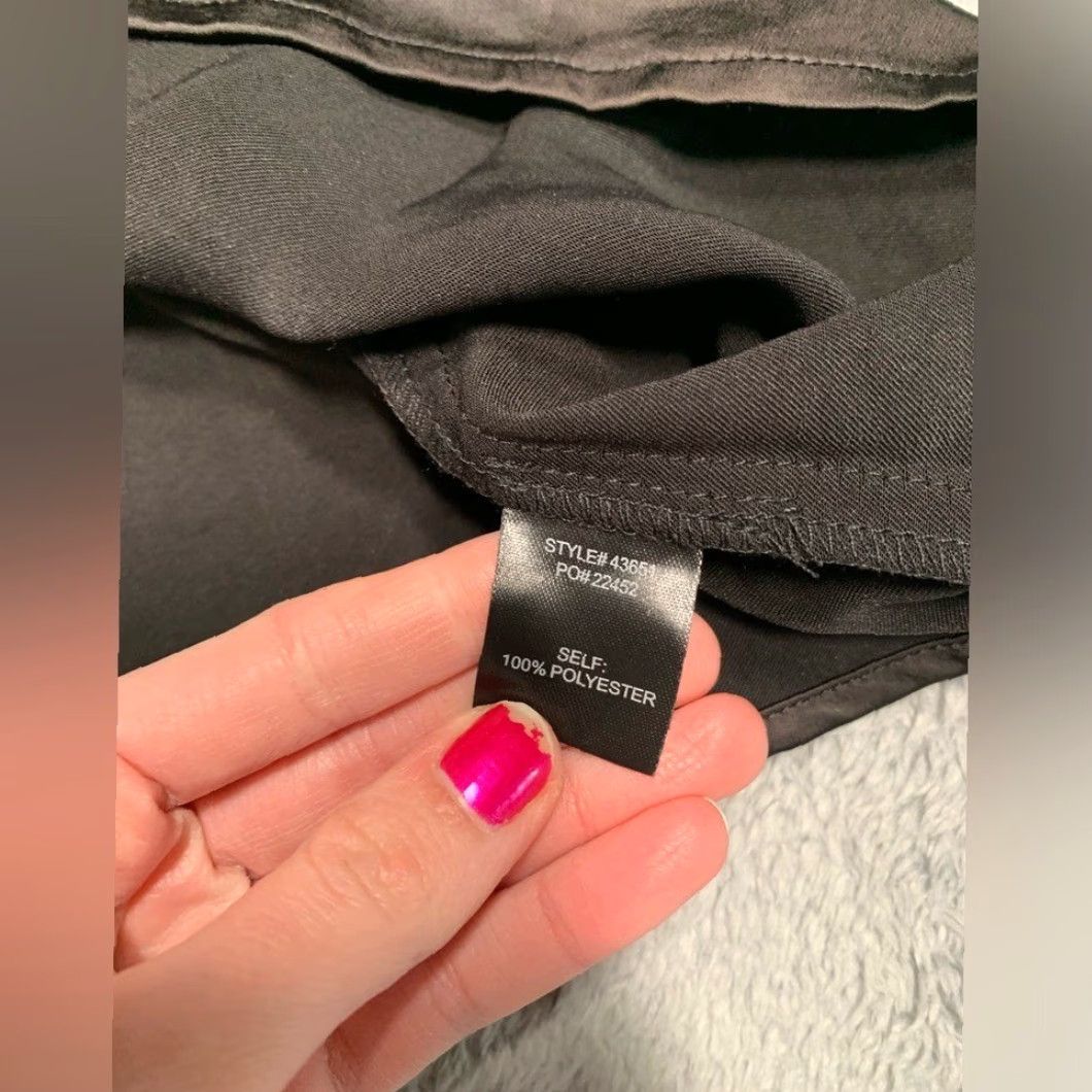 Vintage NWT Skies are Blue Black Satin Tank Camisole Top M Women Medium Tank Top Black Satin Camisole Skies are Blue Women M NWT Size M / US 6-8 / IT 42-44 - 4 Thumbnail