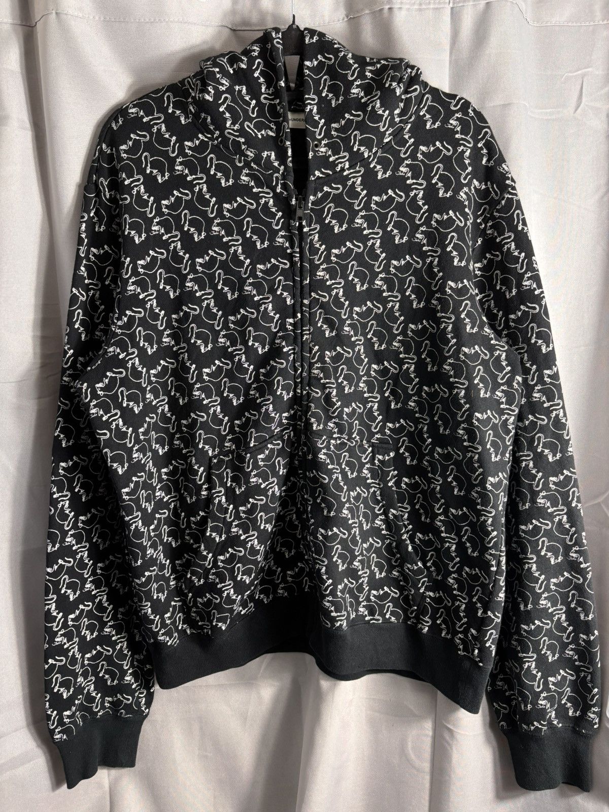 John Undercover John Undercover Rat Print Hoodie Size US M / EU 48-50 / 2 - 1 Thumbnail