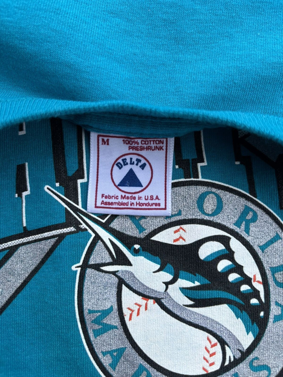 Vintage Vintage 1997 Florida Marlins World Series T Shirt Size US M / EU 48-50 / 2 - 7 Thumbnail