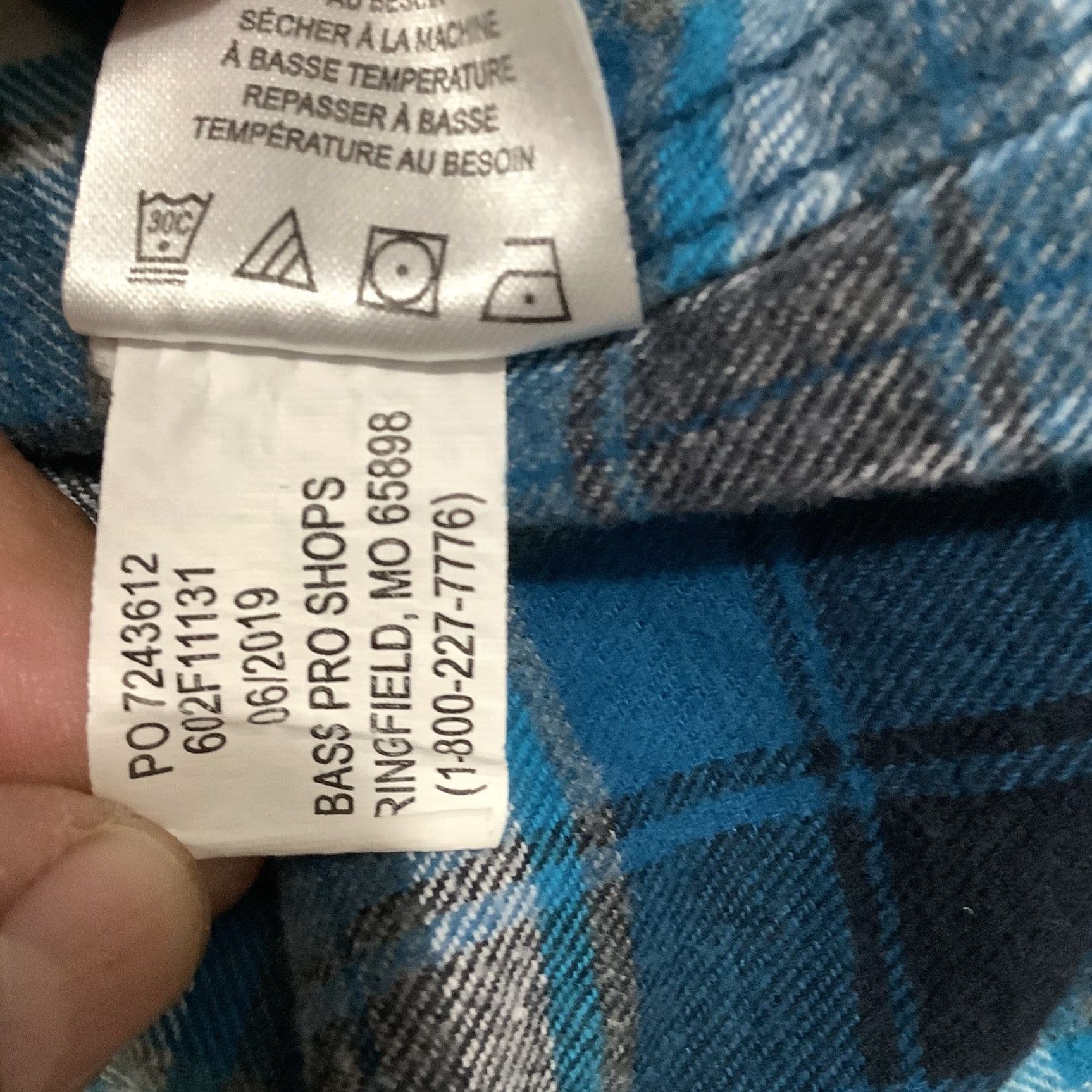 Vintage Red Head Brand Co. Flannel Shirt Mens Small Blue Plaid Button-Up Front Pockets Shirt Size US S / EU 44-46 / 1 - 7 Thumbnail