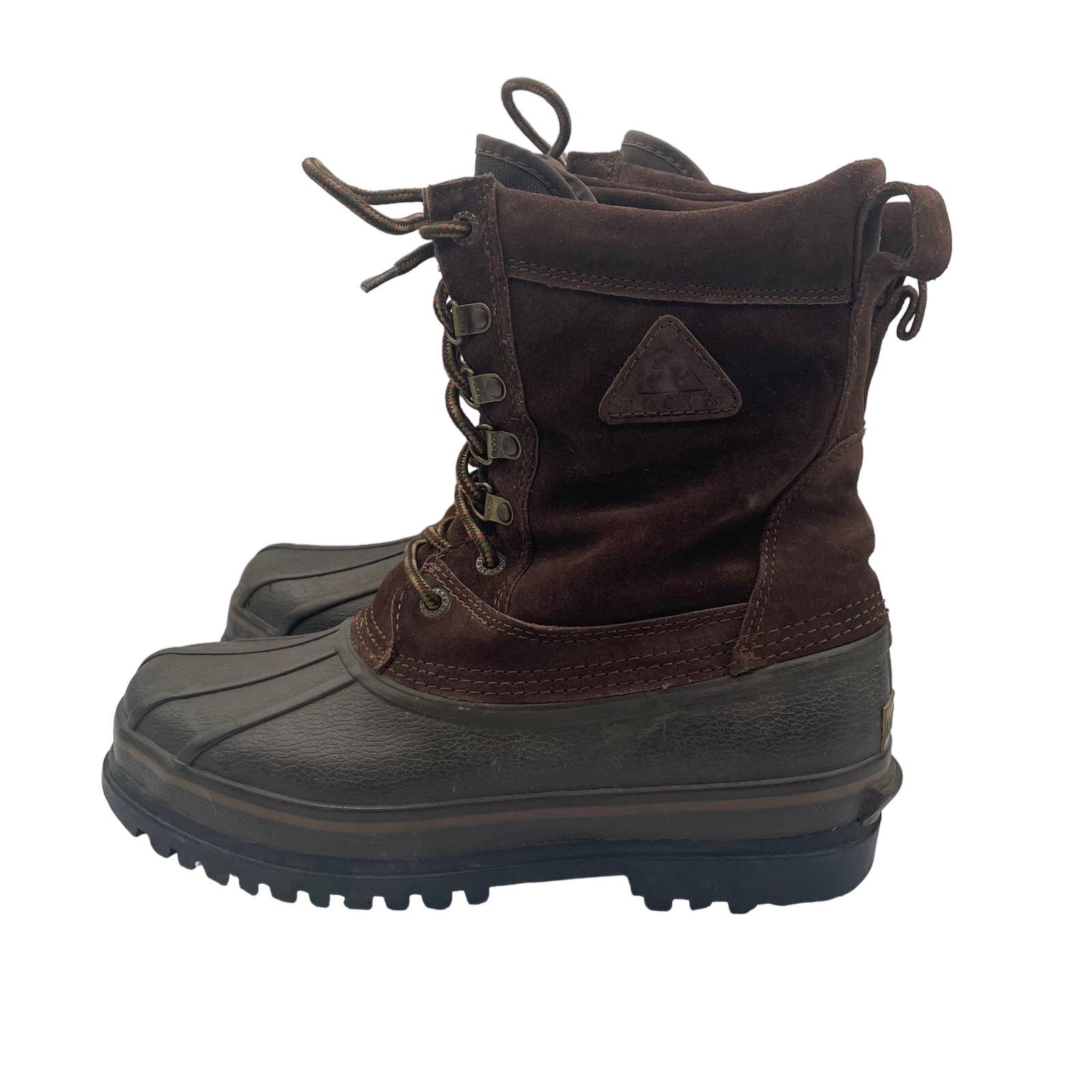 Rocky Boots Rocky Jasper Trac Winter Insulated Boots Brown Mens 8 Size US 8 / EU 41 - 2 Thumbnail