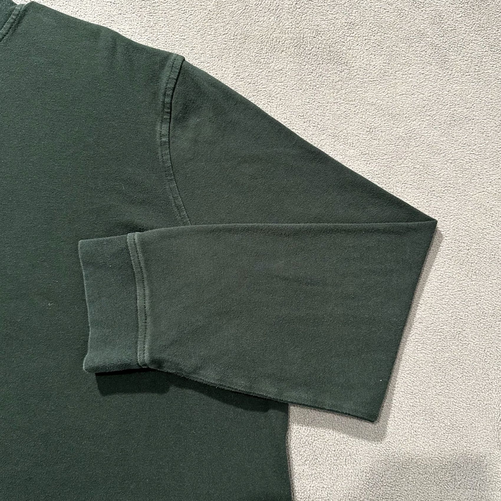 Croft & Barrow Croft & Barrow Shirt Mens 2XL Dark Green Pullover Classic Interlock Mock Neck Size US XXL / EU 58 / 5 - 6 Thumbnail