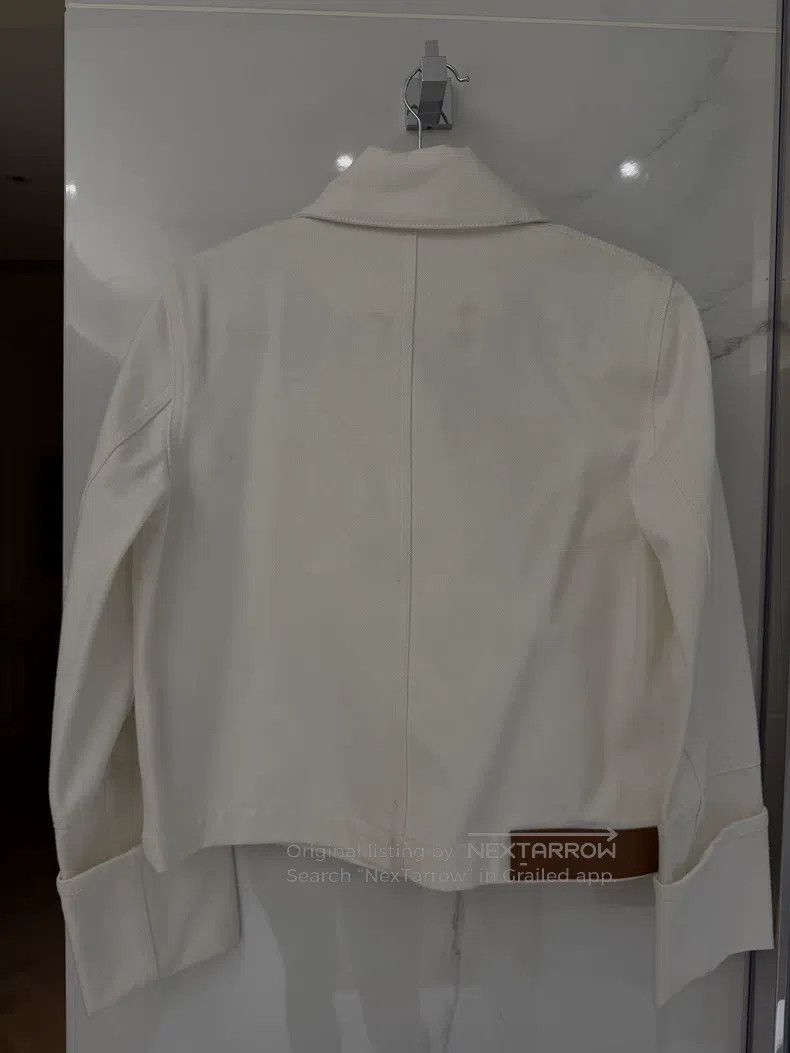 Loewe Loewe White denim jacket Size XXS / US 00 / IT 34 - 2 Thumbnail