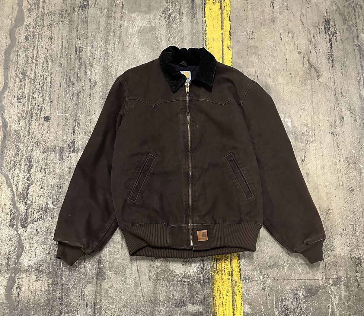 Vintage Vintage carhartt sante fe chocolate jacket | Grailed