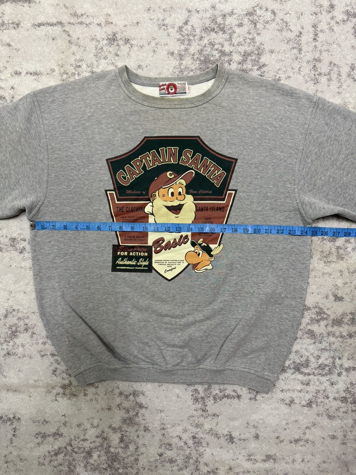 Vintage Vintage 90s Captain Santa Sweatshirt Size US XL / EU 56 / 4 - 15 Thumbnail