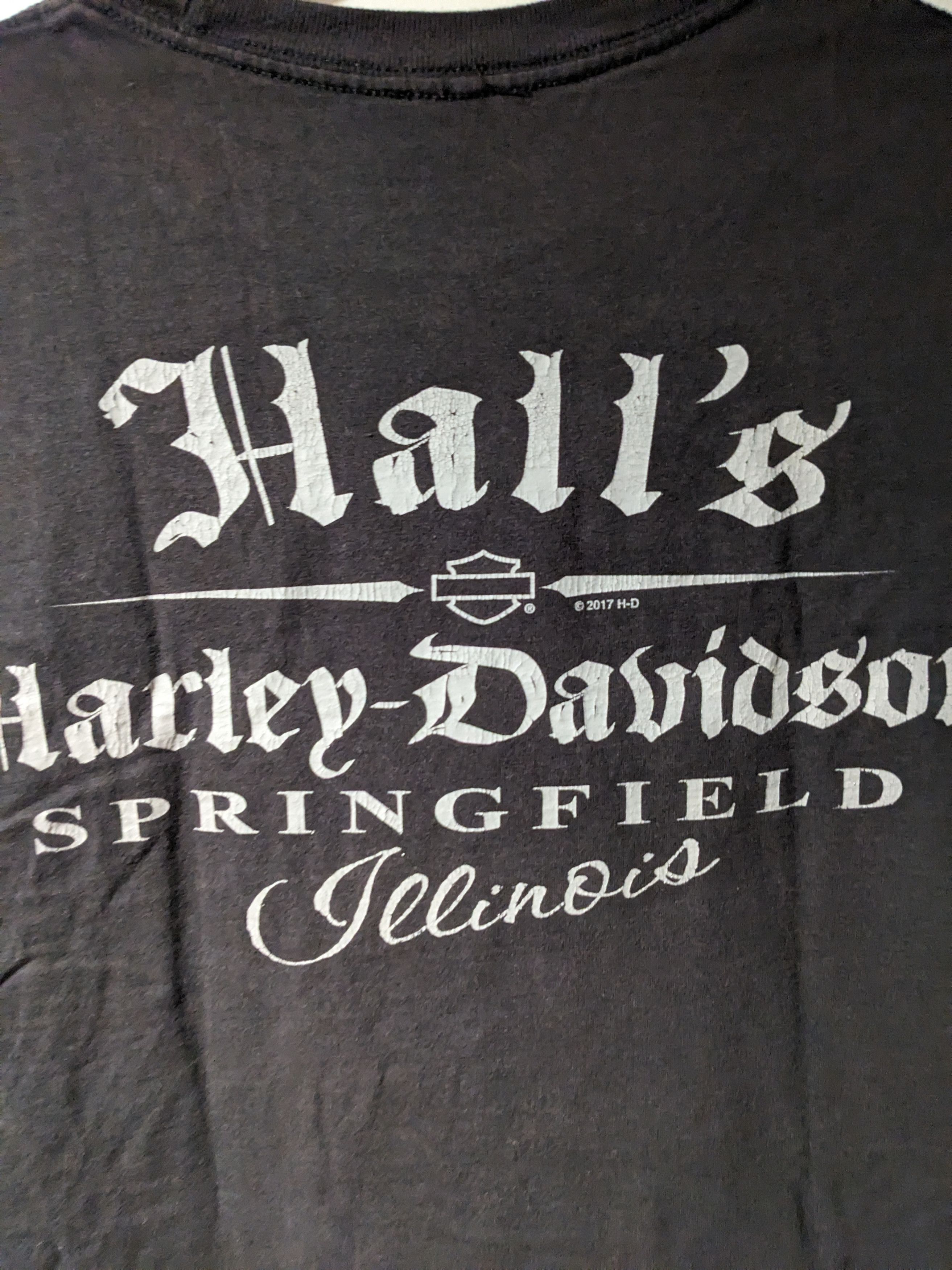 Harley Davidson × Vintage Harley Davidson Motorcycle Bike Week Bandana Skull T-Shirt Size US XL / EU 56 / 4 - 7 Thumbnail
