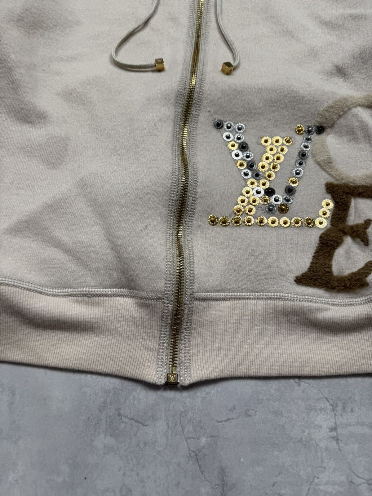 Louis Vuitton Louis Vuitton Vintage Luxury Zip Hoodie Size L / US 10 / IT 46 - 6 Thumbnail