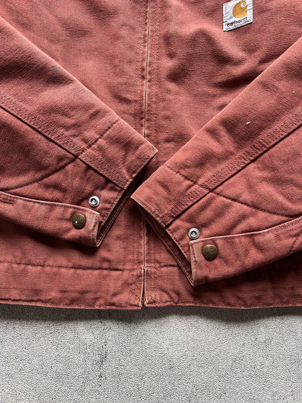 Carhartt × Carhartt Wip × Vintage Carhartt Detroit Jacket WJ097 VRS / Salmon 2008 Size S / US 4 / IT 40 - 6 Thumbnail