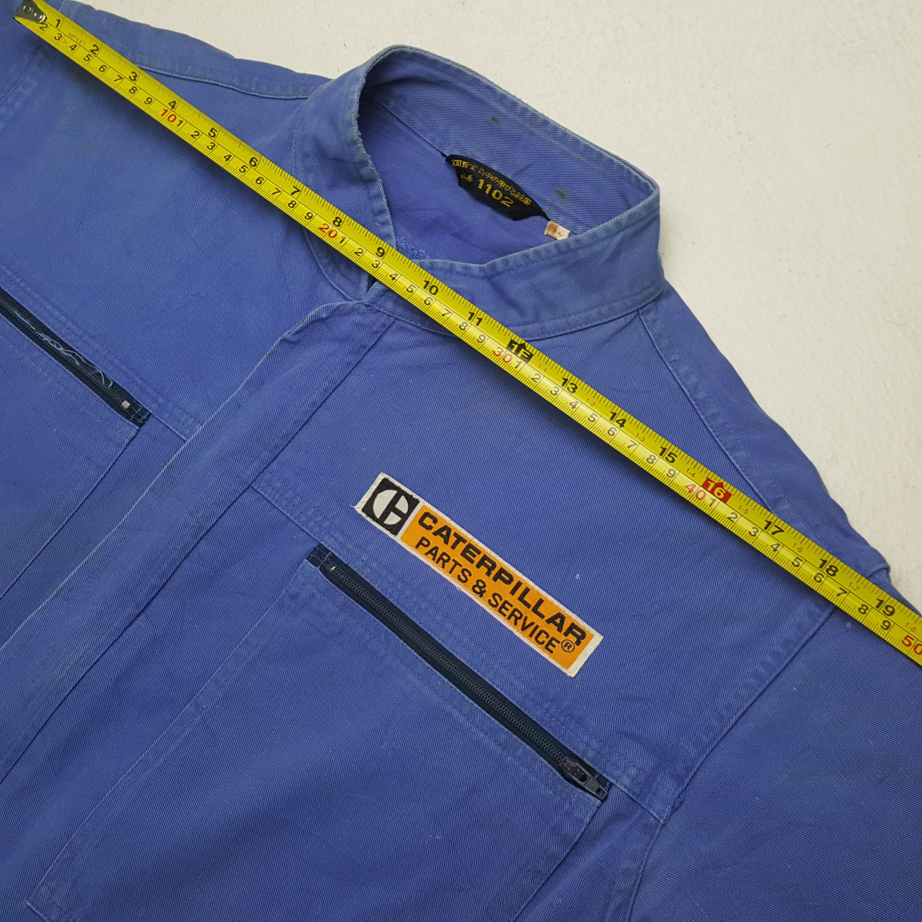 Vintage Caterpillar Mitsubishi Japanese Motorsports Coverall RR2 Size US L / EU 52-54 / 3 - 10 Thumbnail